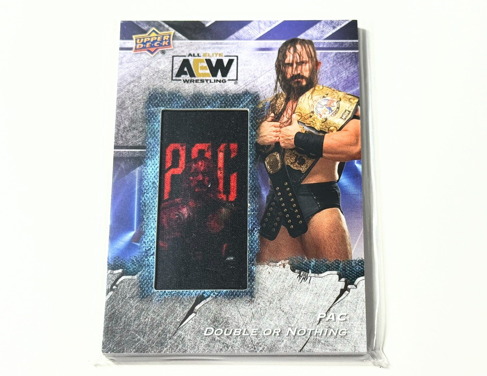 2024 Upper Deck AEW Flagship PAC Manufactured Patch Card AMP-PAC