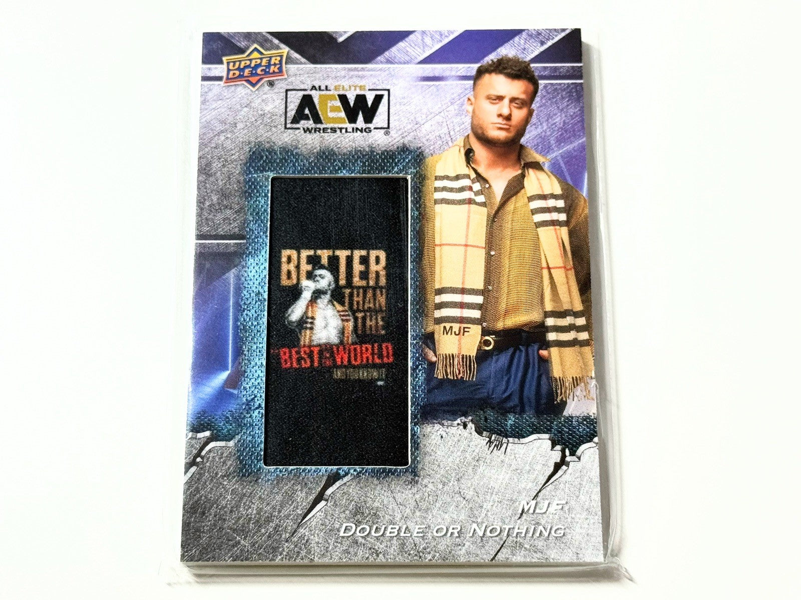 2024 Upper Deck AEW Flagship MJF Manufactured Patch Card AMP-MJF
