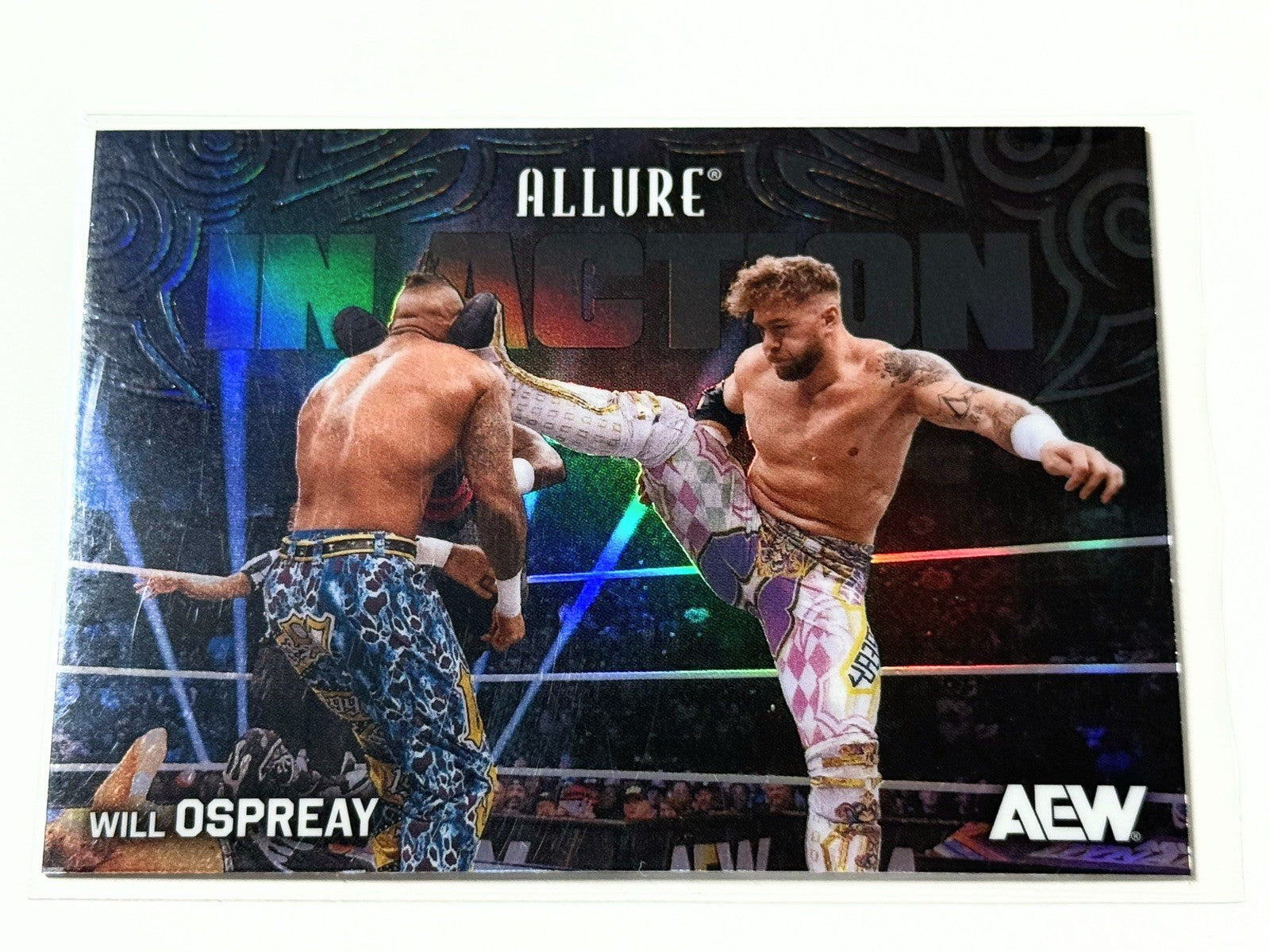 2026 Upper Deck AEW Allure Will Ospreay In Action Black Rainbow Card #81