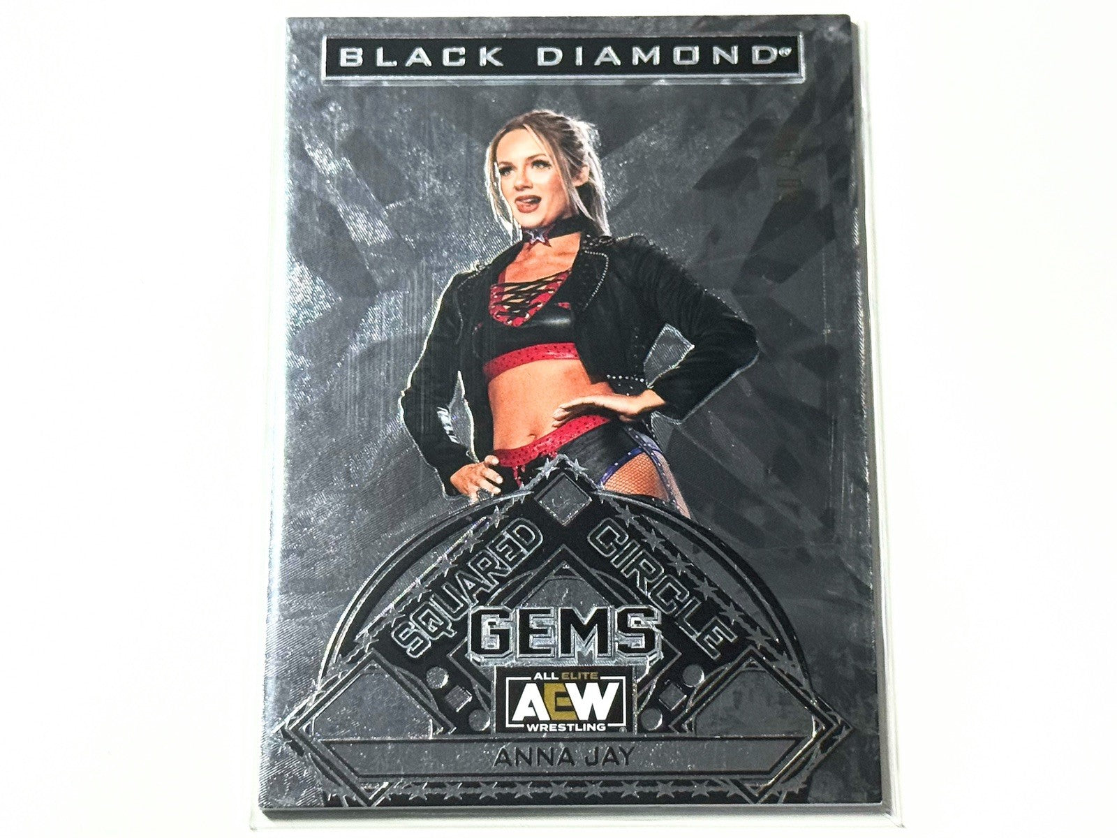 2024 Upper Deck AEW Black Diamond Anna Jay /99 Squared Circle Gems Card SCG-33