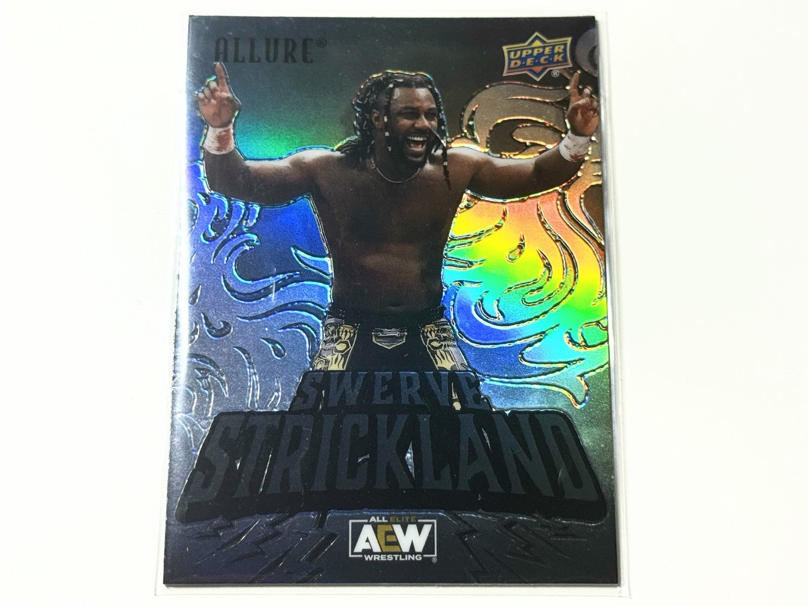 2024 Upper Deck AEW Allure Swerve Strickland Black Rainbow Card #79