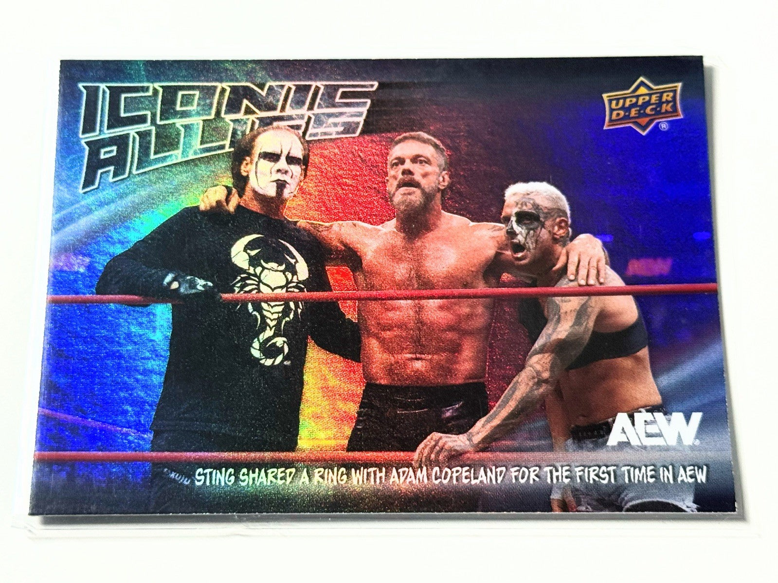 2024 Upper Deck AEW The Icon Sting Iconic Allies Cope Card IA-3