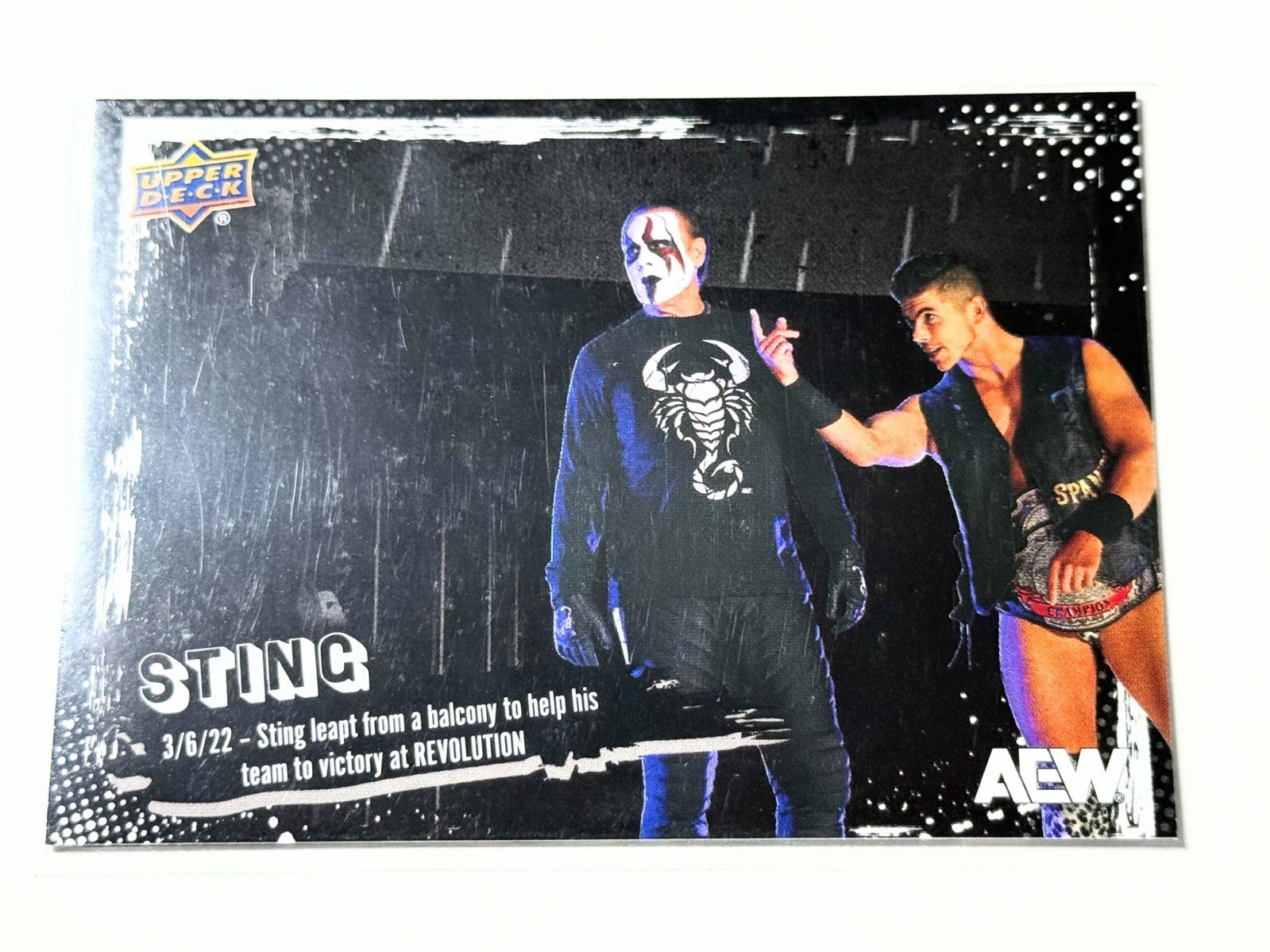 2024 Upper Deck AEW The Icon Sting Weekly e-Pack Card #8