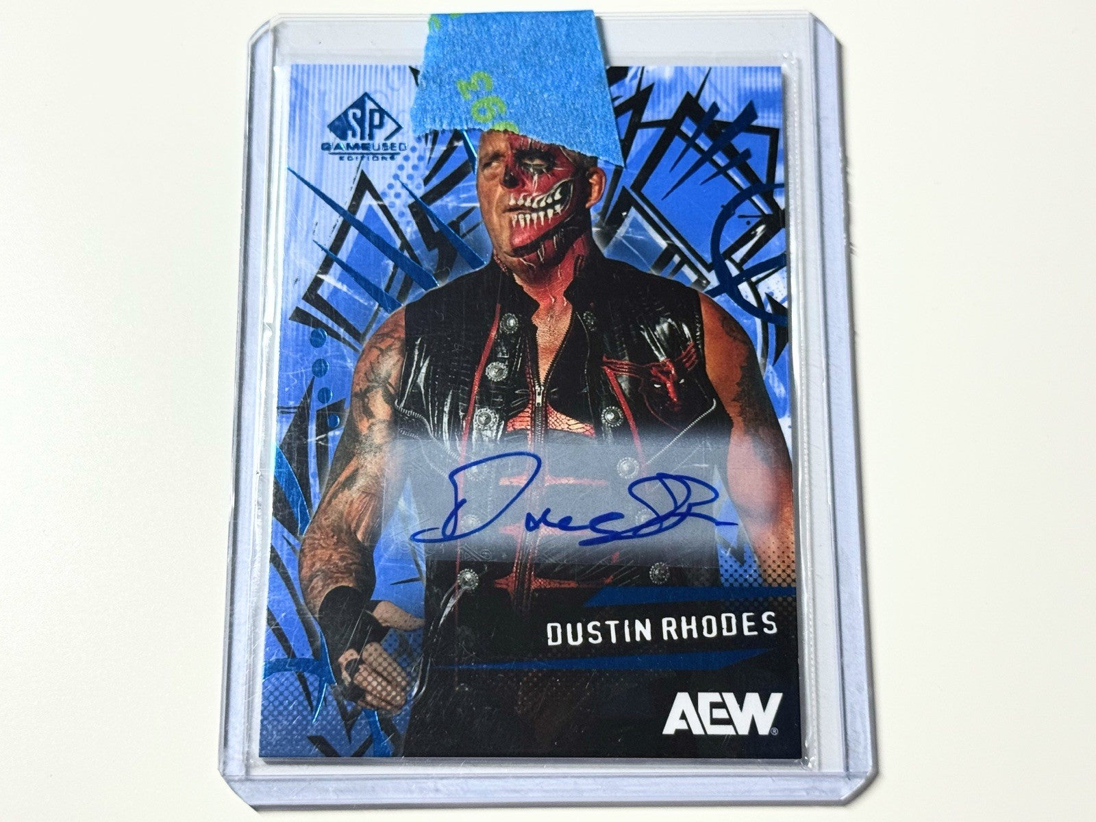 2025 Upper Deck AEW SP Game Used Dustin Rhodes Autographed Card #2