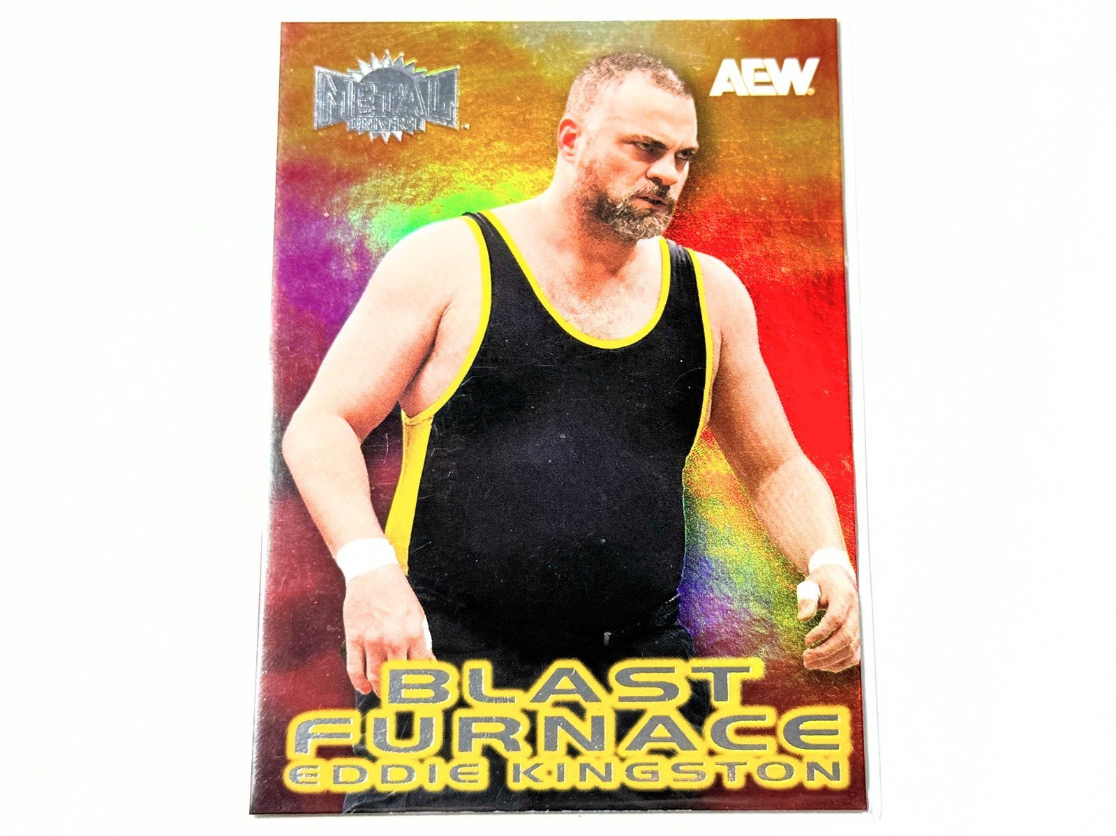 2025 Skybox AEW Metal Universe Eddie Kingston Blast Furnace Card BF24