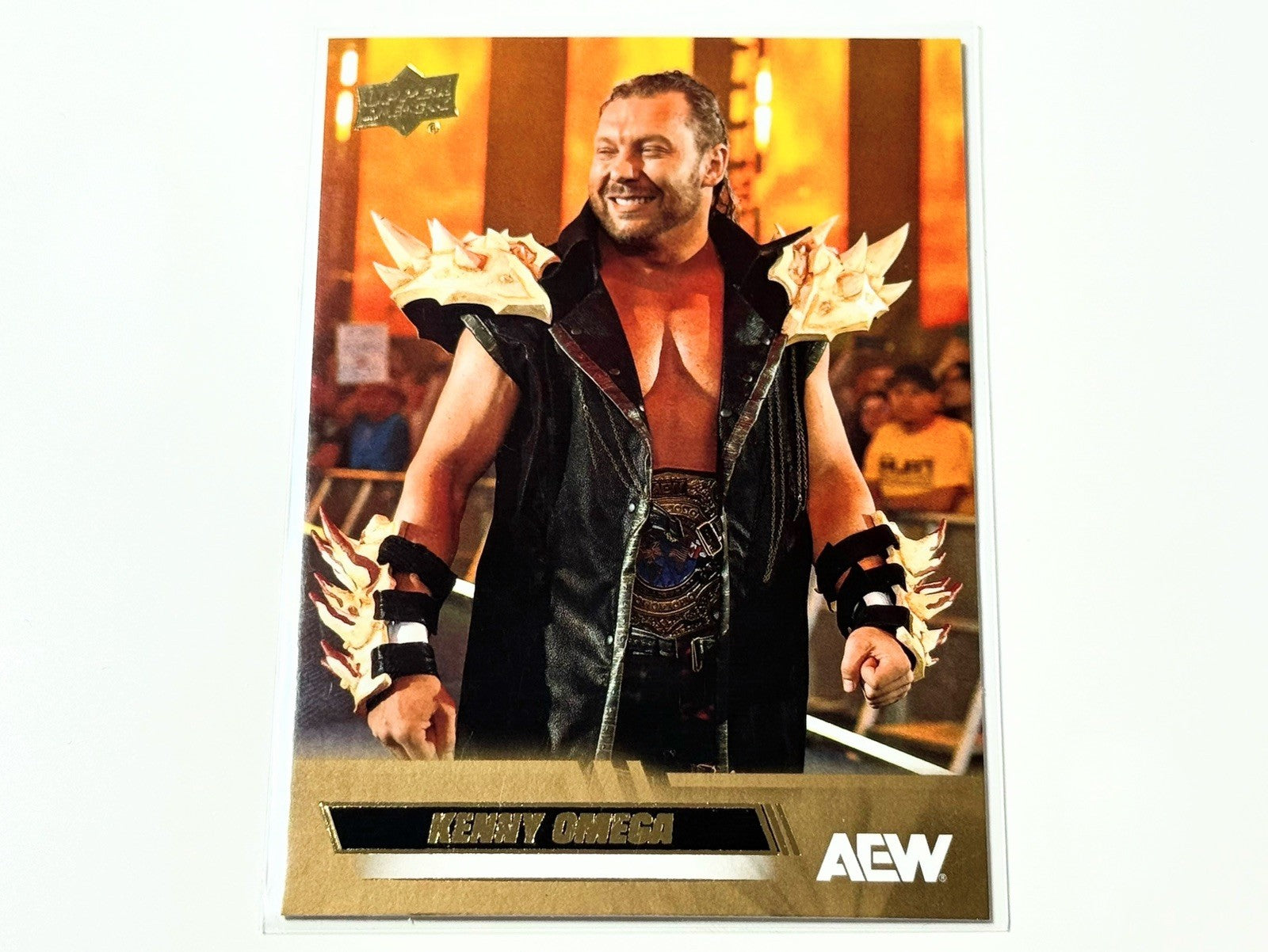 2026 Upper Deck AEW Flagship Kenny Omega Gold Parallel Card #35