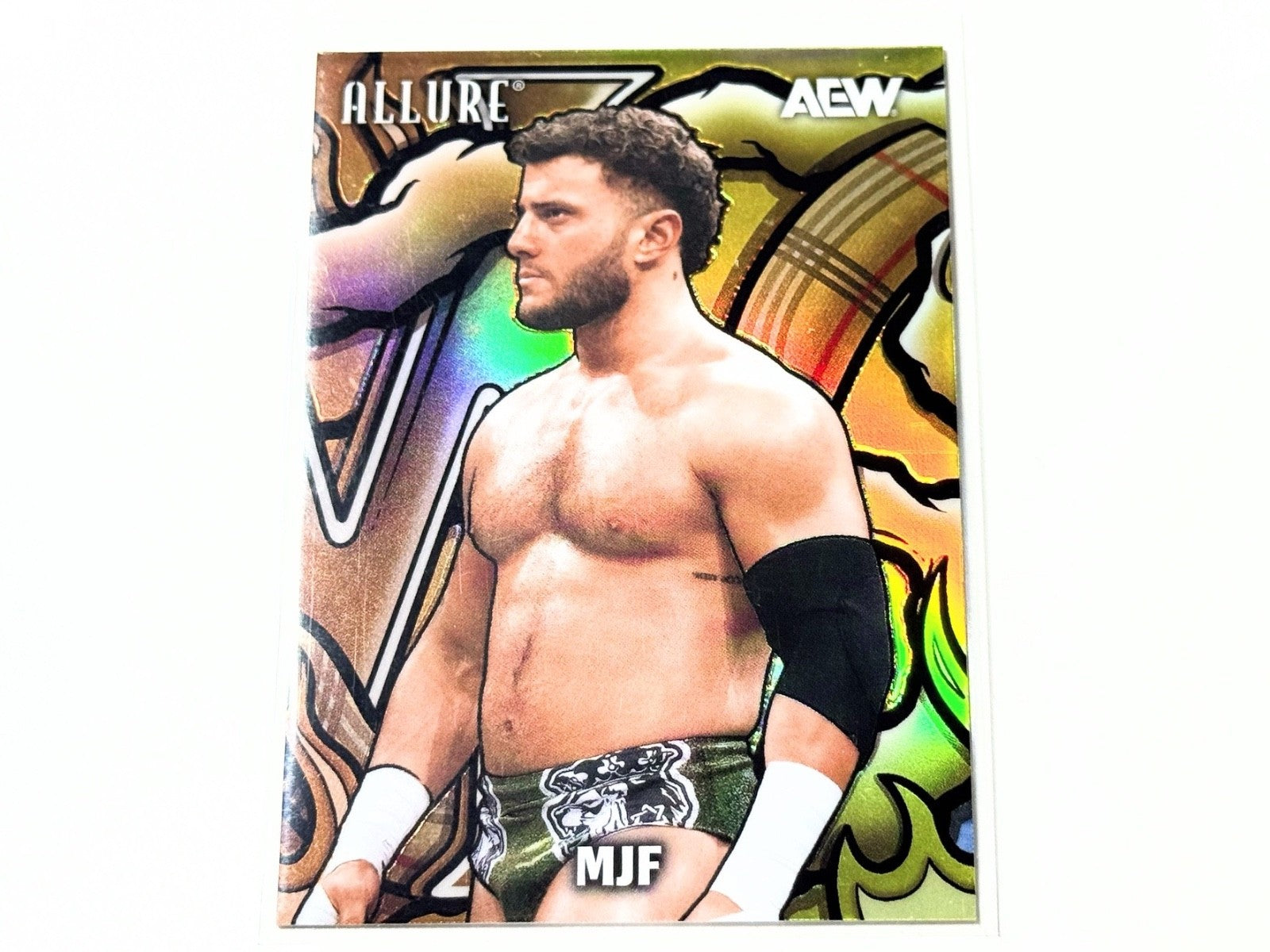 2026 Upper Deck AEW Allure MJF Orange Yellow Color Flow Card CF-6