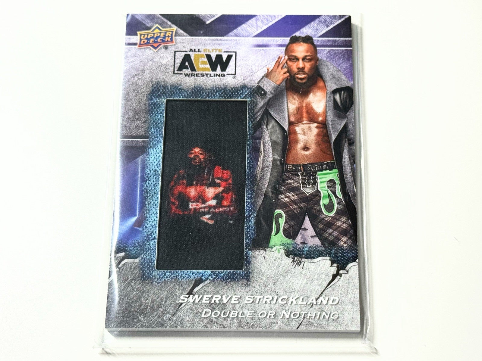 2024 Upper Deck AEW Flagship Swerve Strickland Manufactured Patch Card AMP-SS