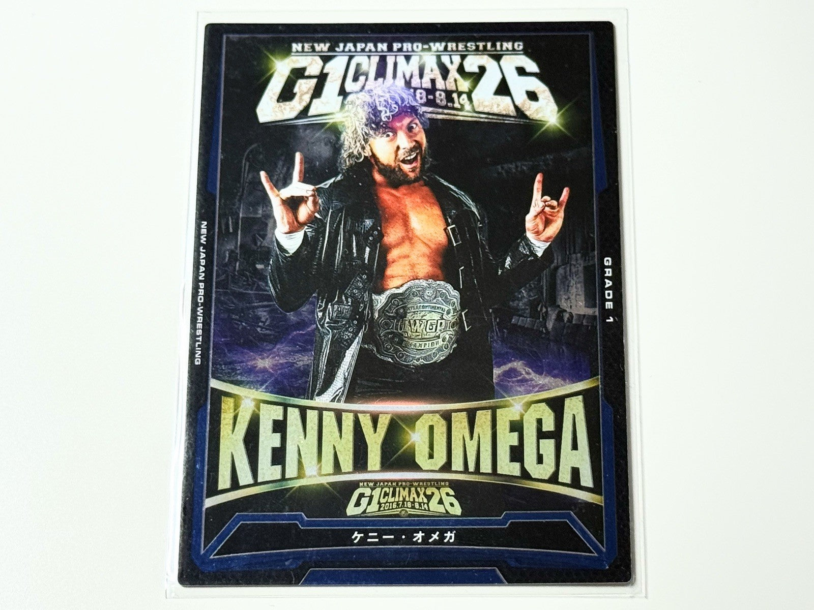 2016 Bushiroad NJPW King of Pro-Wrestling Kenny Omega G1 Climax Card BT19-034G1