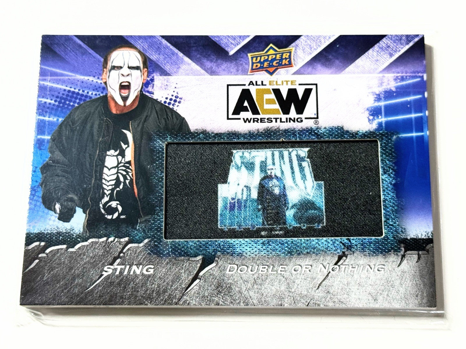 2024 Upper Deck AEW Flagship Sting Manufactured Patch Card AMP-ST