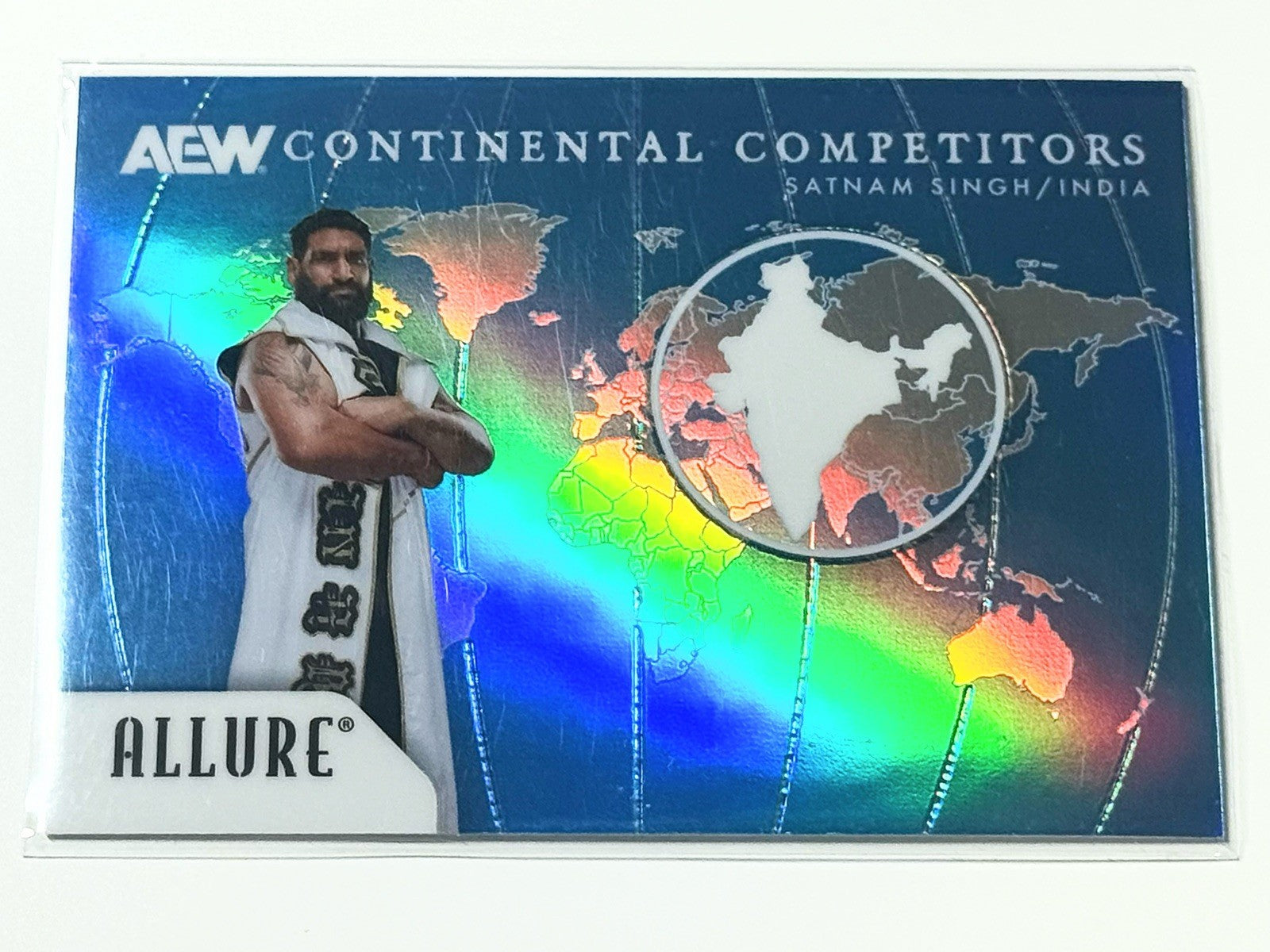 2026 Upper Deck AEW Allure Satnam Singh Continental Competitors Card CC-19
