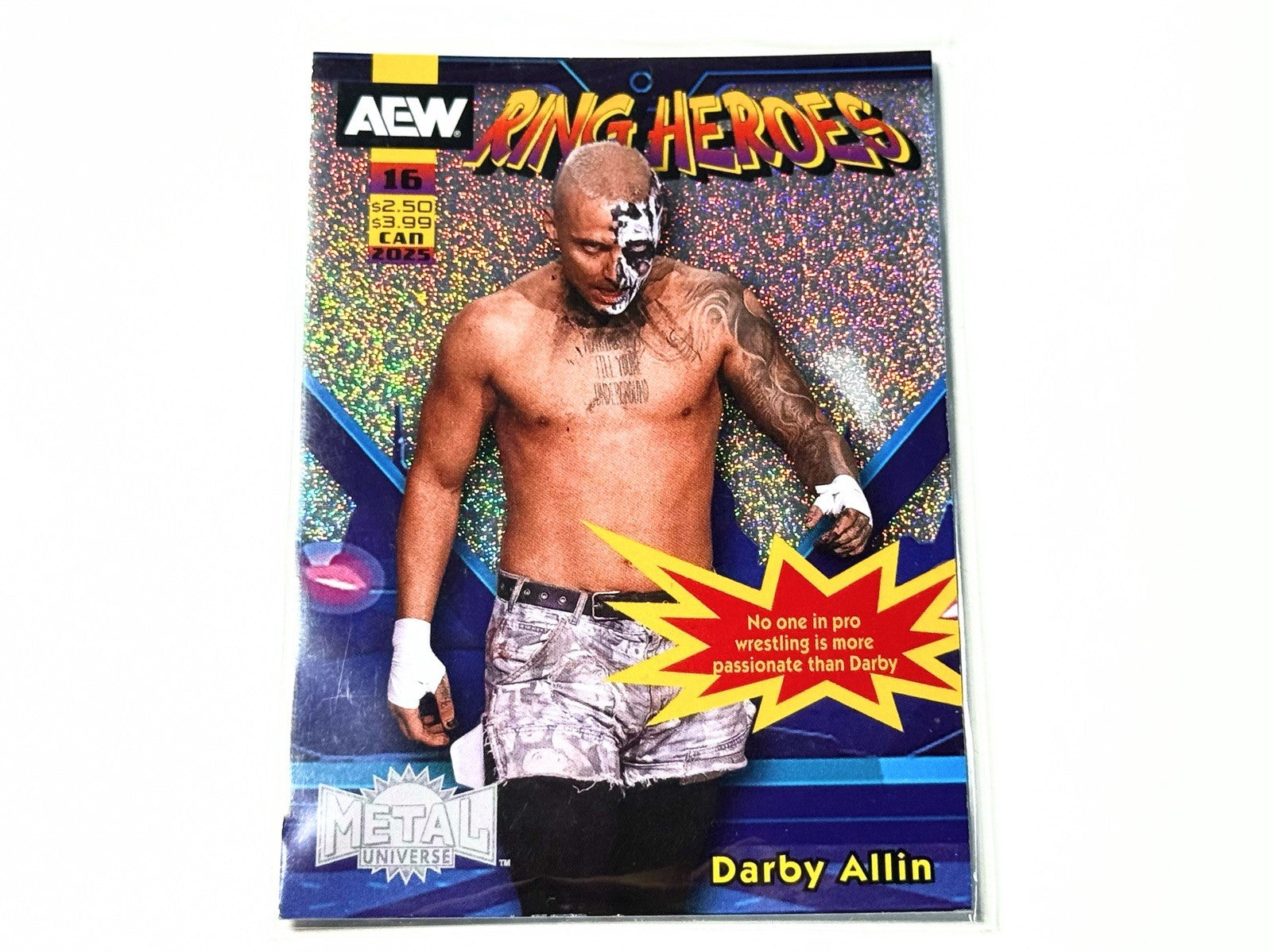 2025 Skybox AEW Metal Universe Darby Allin Ring Heroes Card RH16
