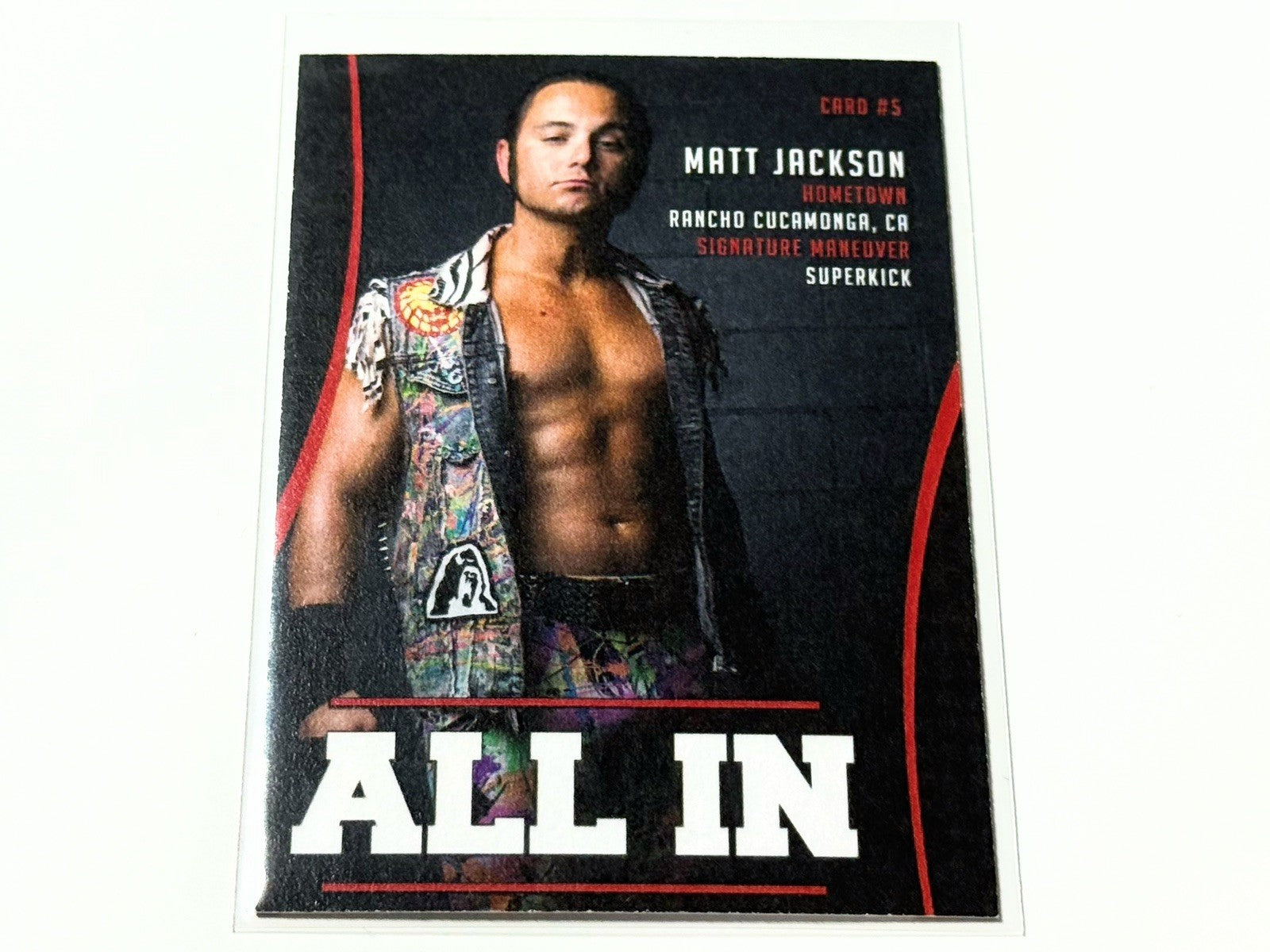 2018 AEW Highspots All In 2018 Matt Jackson Base Card #5