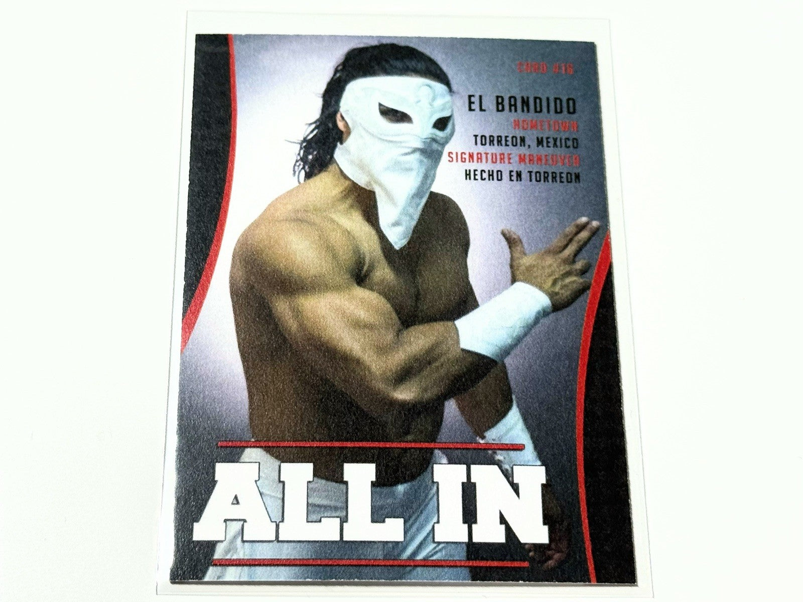 2018 AEW Highspots All In 2018 Bandido Base Card #16