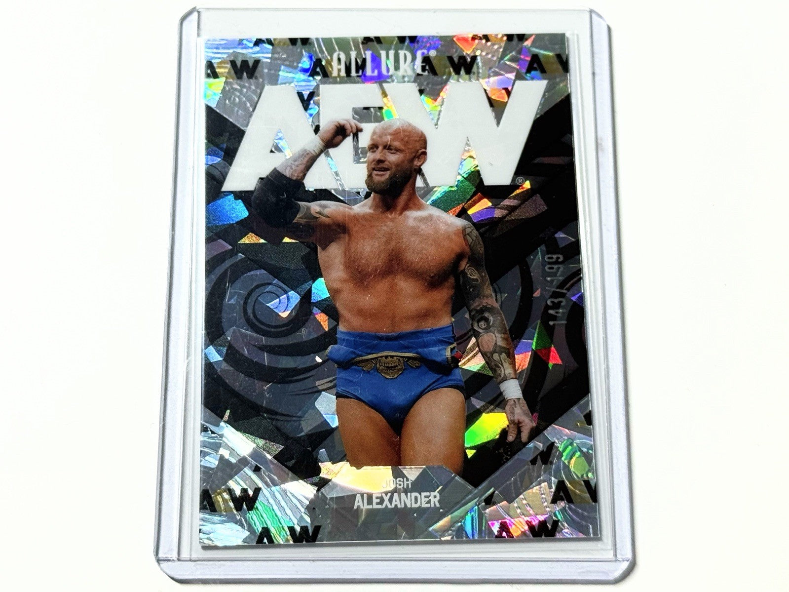 2026 Upper Deck AEW Allure Josh Alexander AEW Logo /199 Parallel Card #79