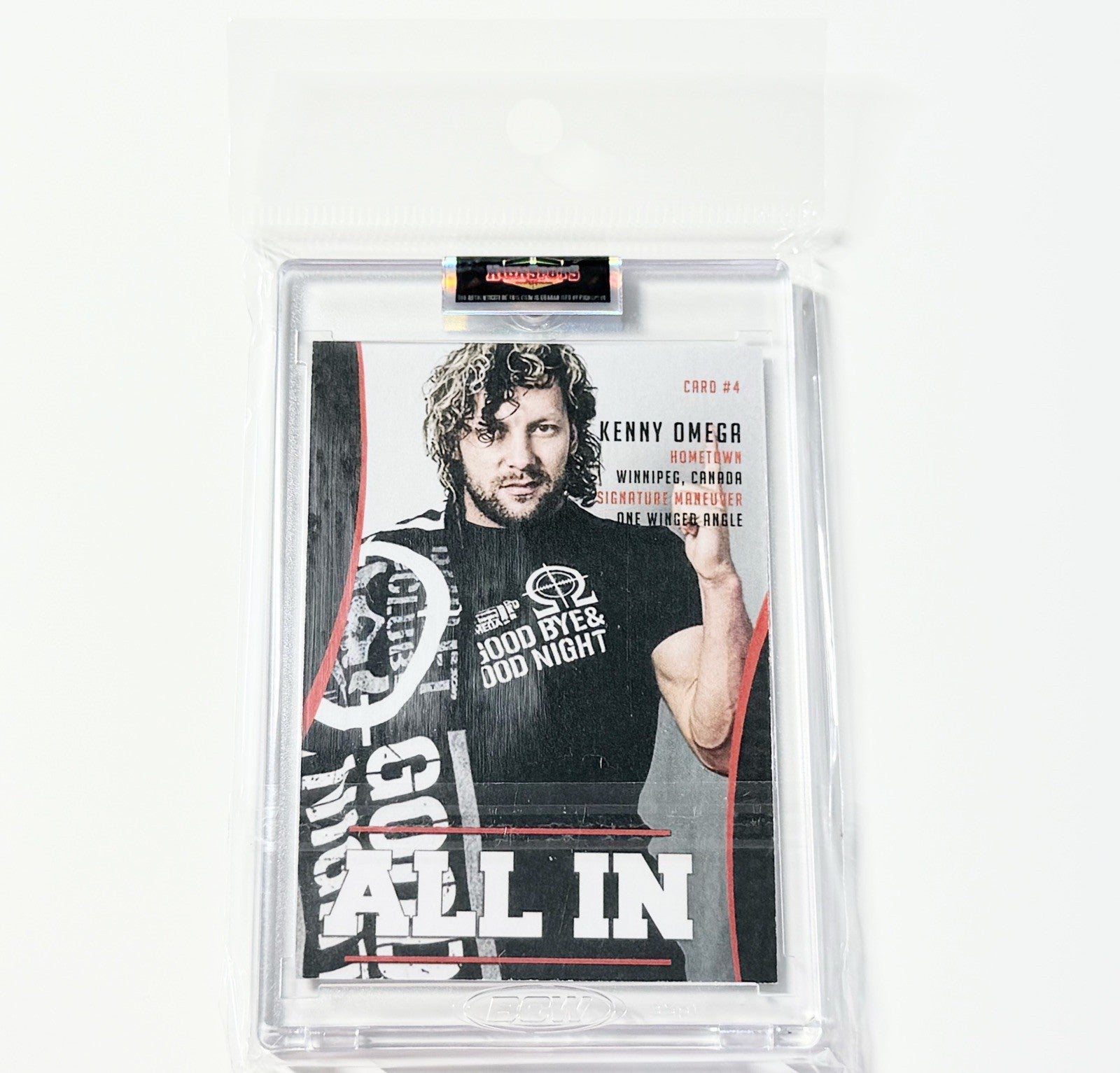 2018 AEW Highspots All In 2018 Kenny Omega Autographed Card #4