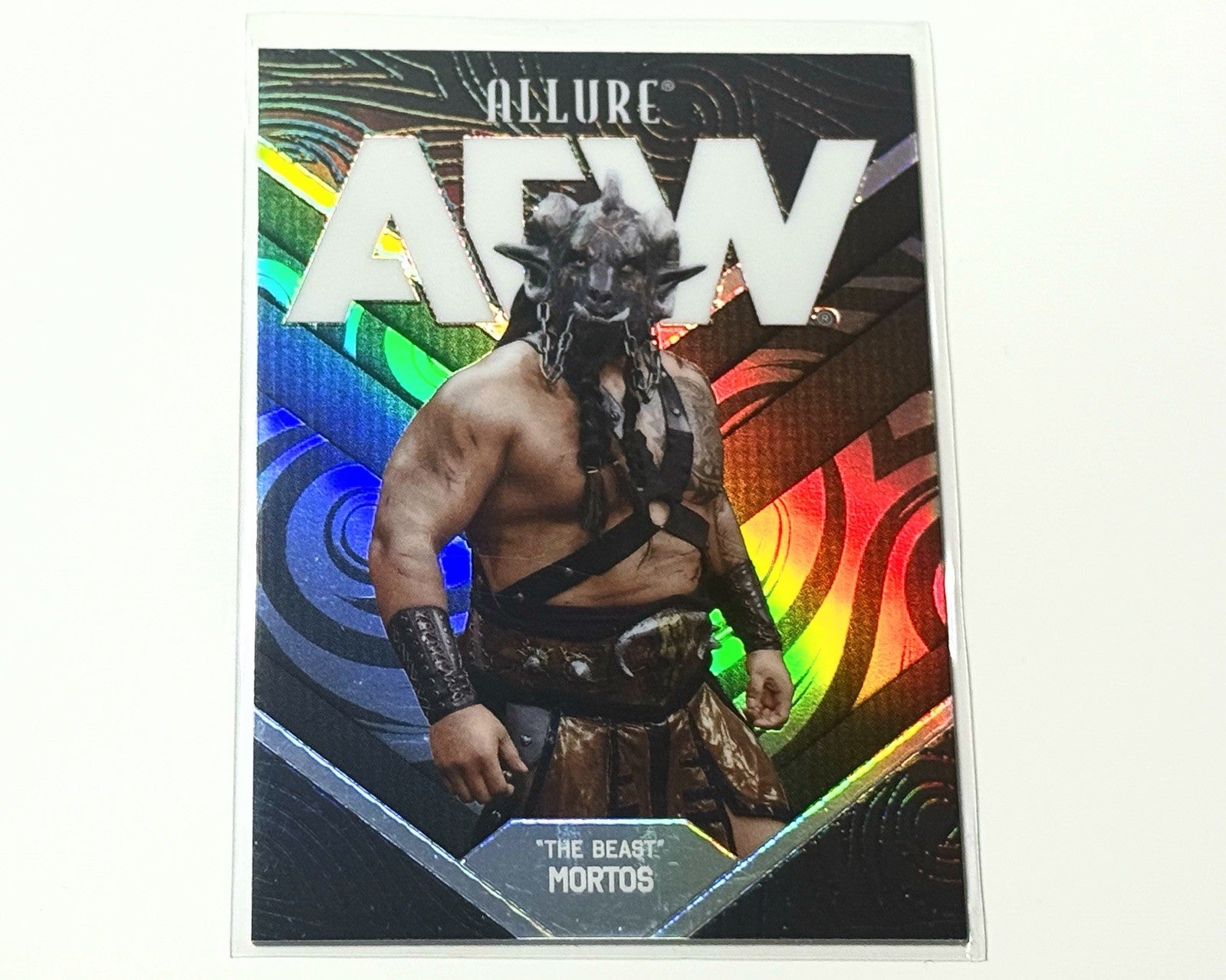 2026 Upper Deck AEW Allure The Beast Mortos Black Rainbow Card #53