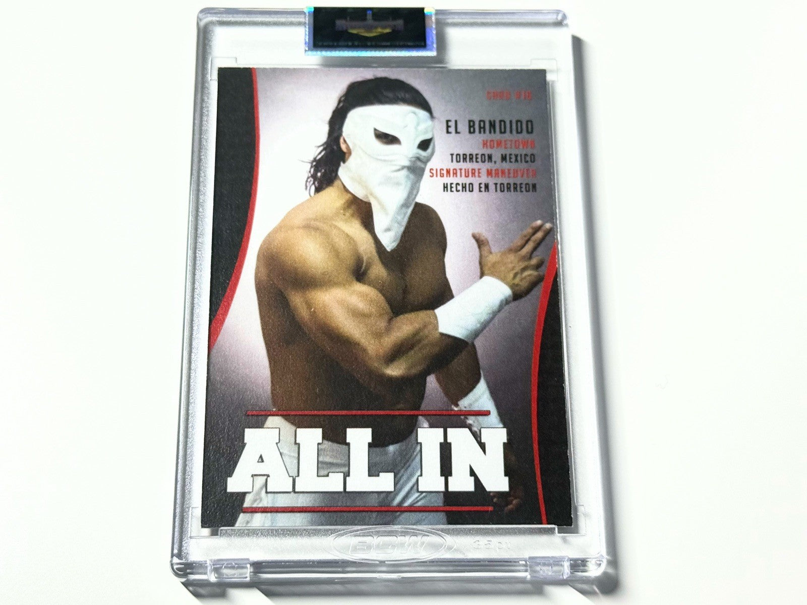 2018 AEW Highspots All In 2018 Bandido Autographed Card #16