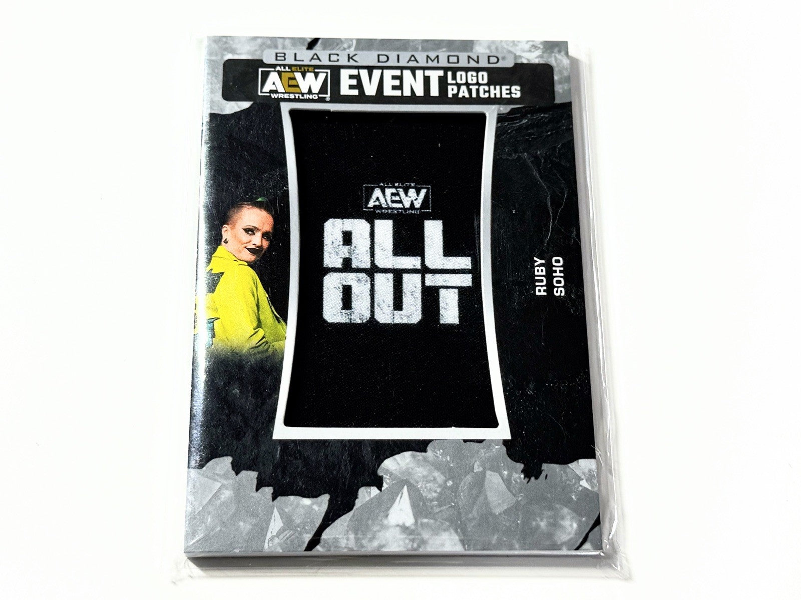 2024 Upper Deck AEW Black Diamond Ruby Soho All Out Patch Card LPAO-4