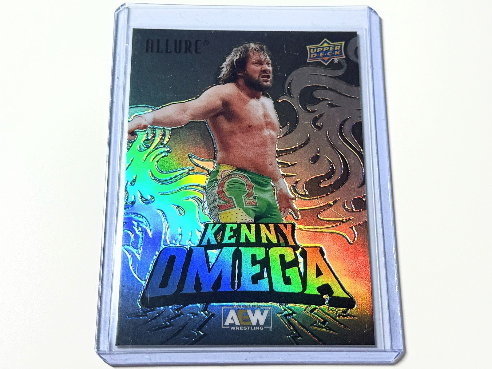 2024 Upper Deck AEW Allure Kenny Omega Black Rainbow Card #37