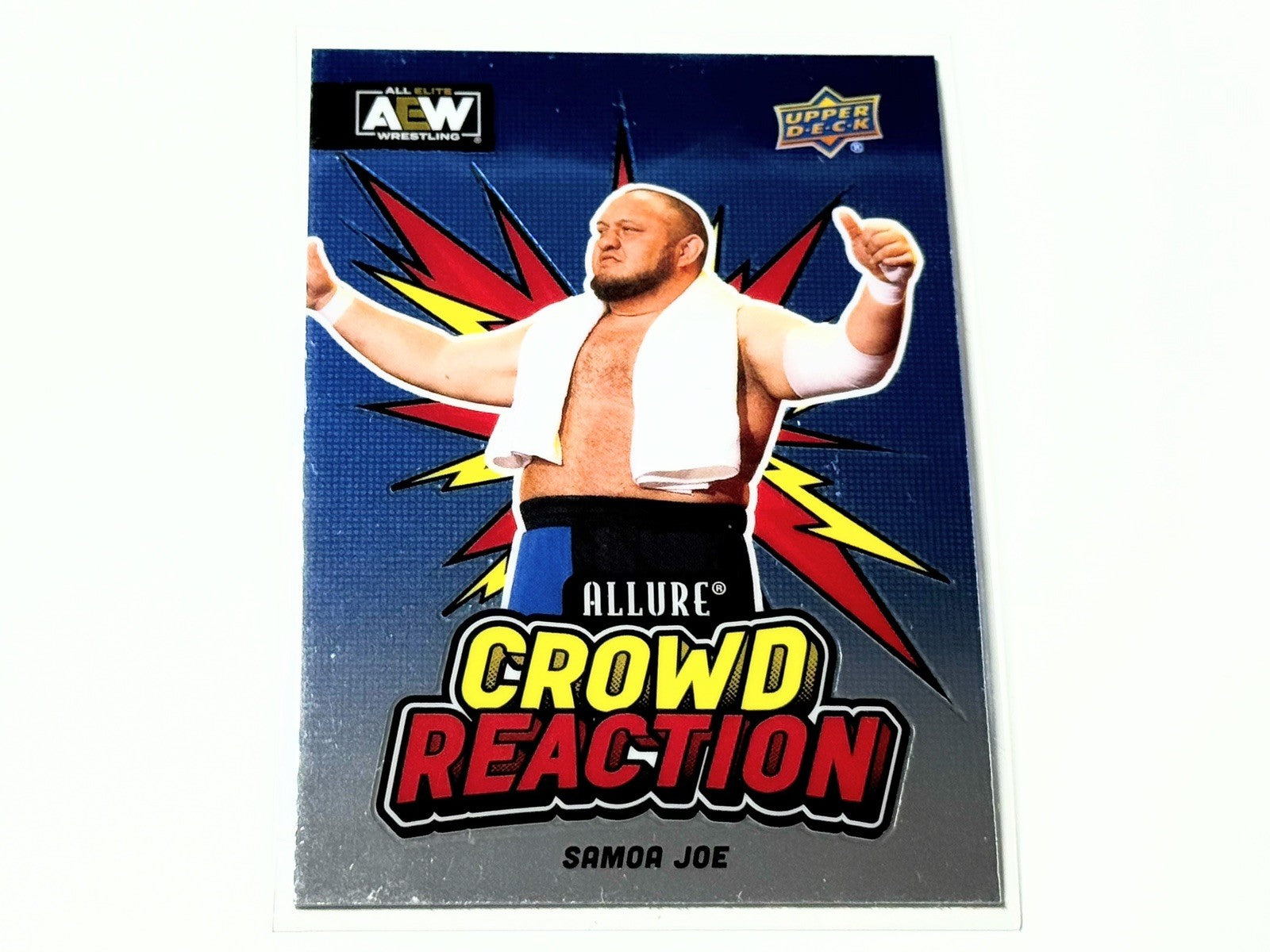 2024 Upper Deck AEW Allure Samoa Joe Crowd Reaction Card CR-13