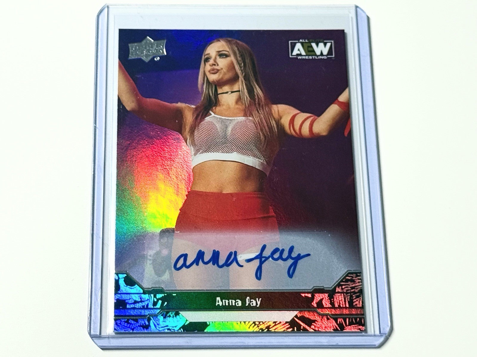 2023 Upper Deck AEW Flagship Anna Jay Autographed Card #20
