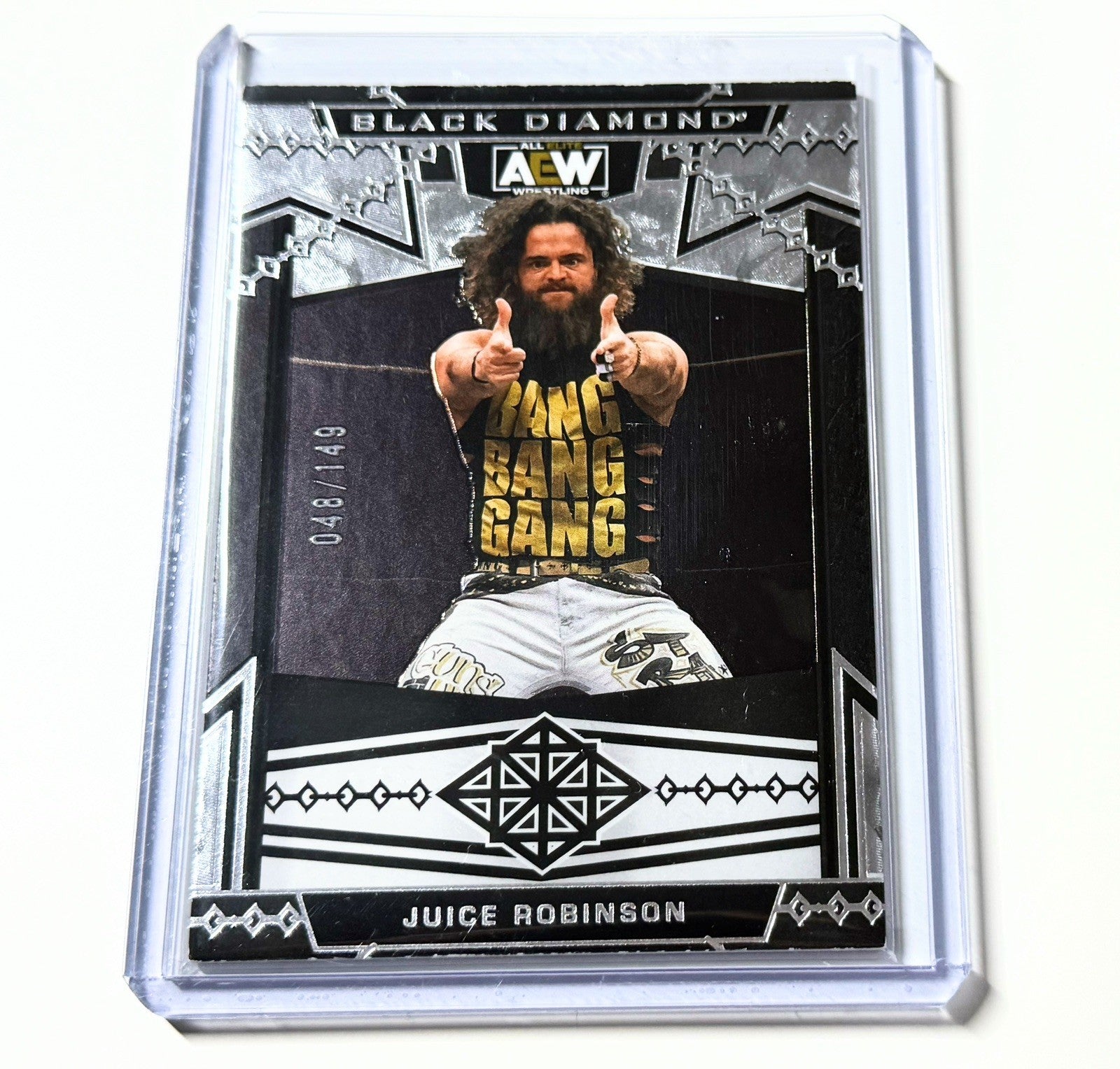 2024 Upper Deck AEW Black Diamond Juice Robinson /149 Base Card #19