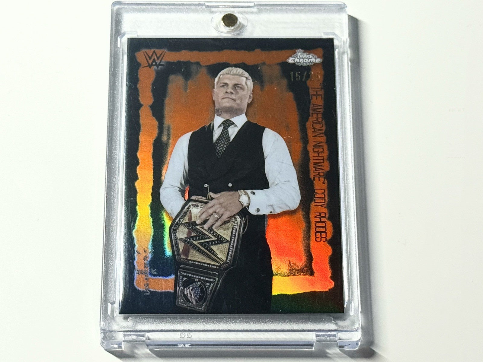 2025 Topps Chrome WWE Cactus Jack Cody Rhodes Festival Fury /25 Card FVF-24
