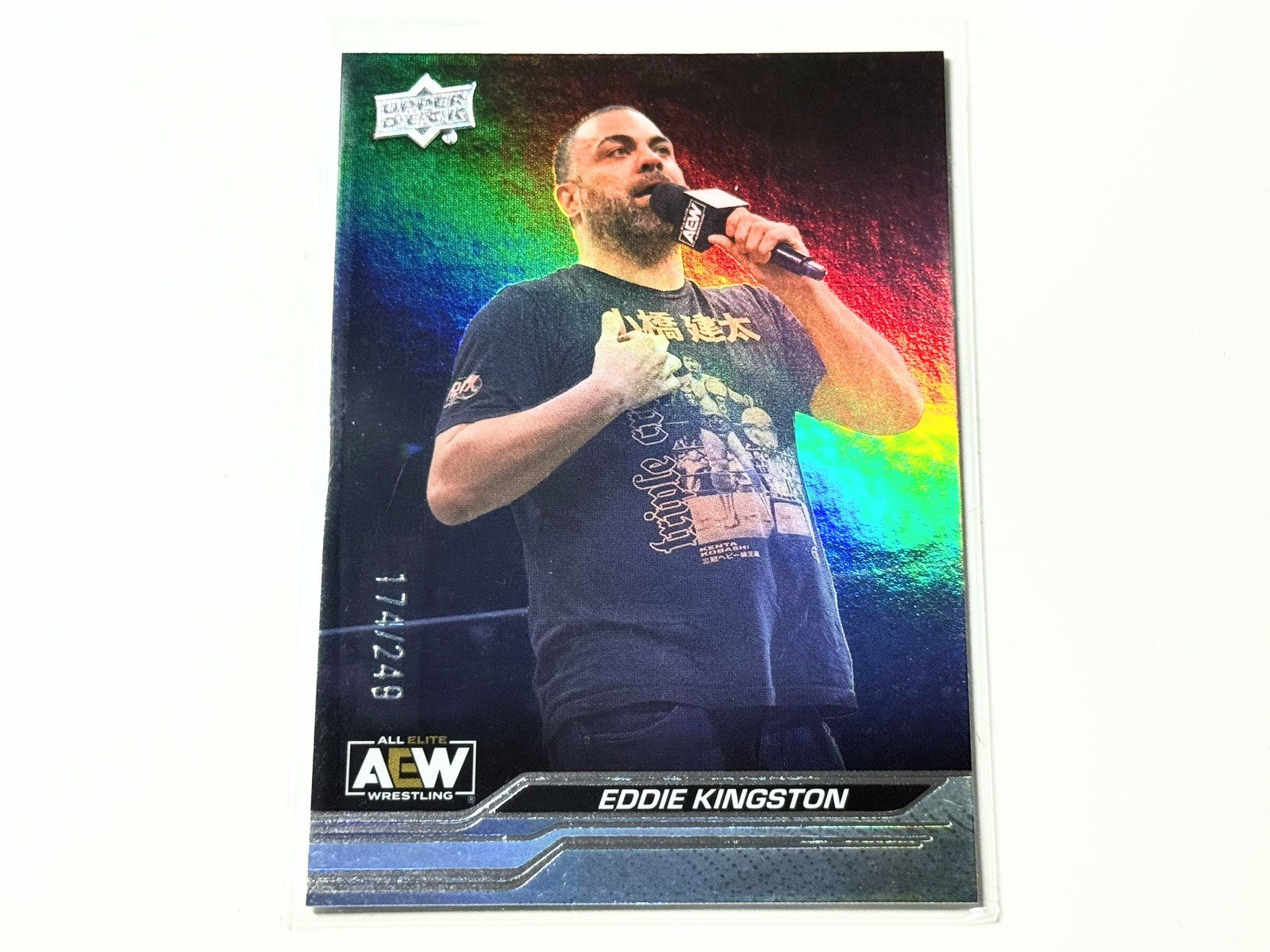 2024 Upper Deck AEW Flagship Eddie Kingston Steel Cage /249 Card #30