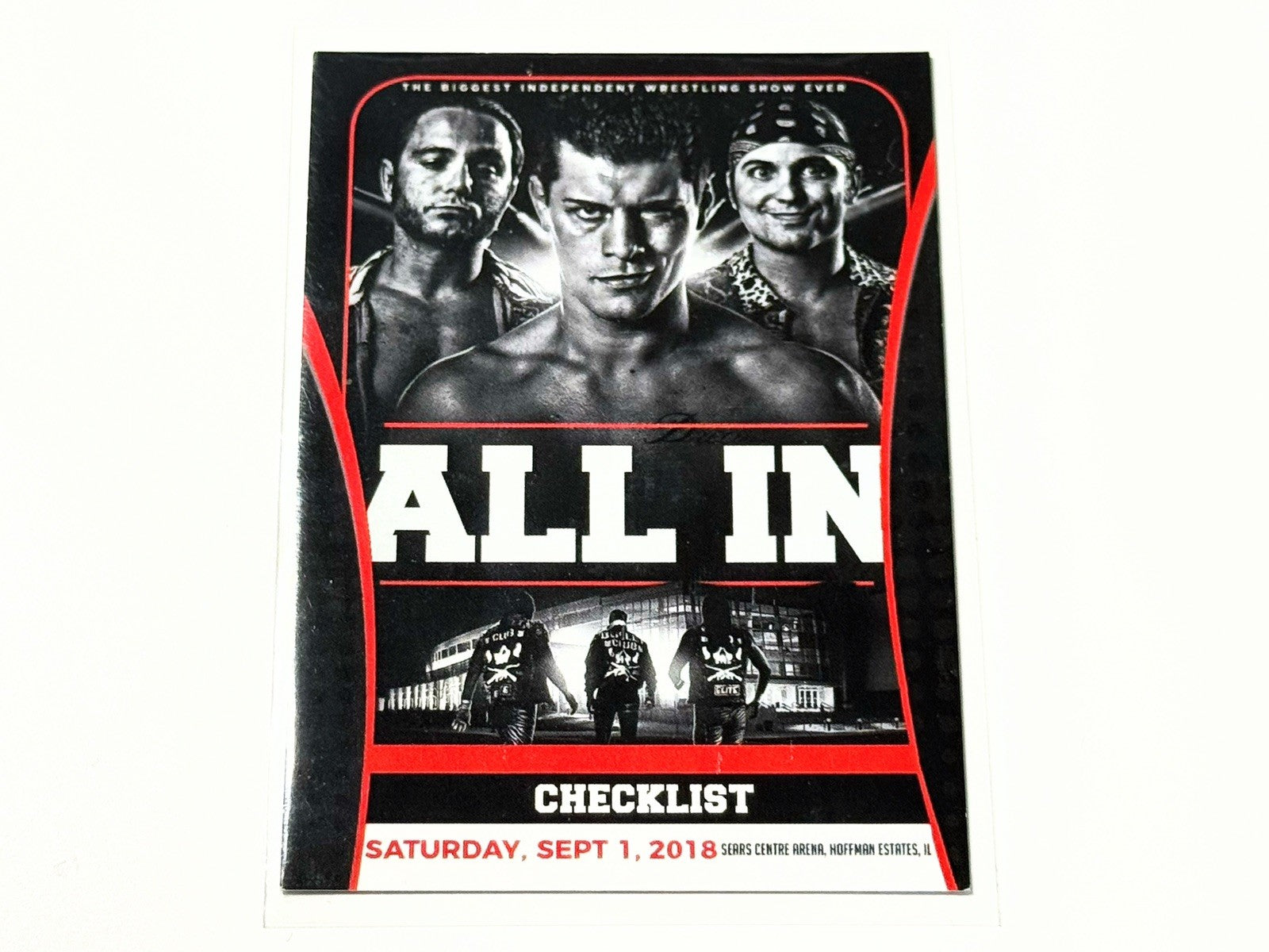 2018 AEW Highspots All In 2018 Checklist Base Card #36