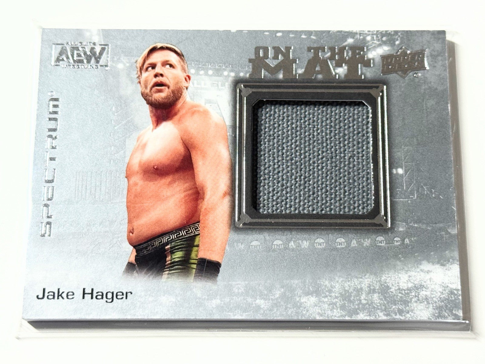 2021 Upper Deck AEW Spectrum Jake Hager On The Mat Relic Card OTM-10