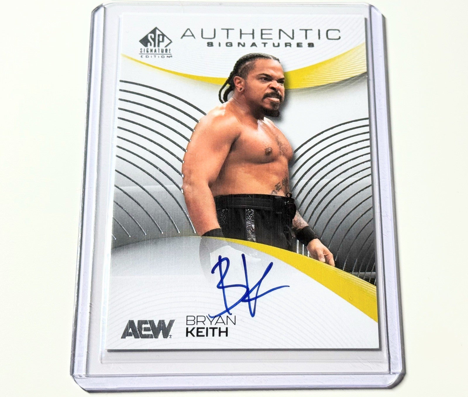 2026 Upper Deck AEW SP Signature Edition Bryan Keith Authentic Signatures Autographed Card AS-BY