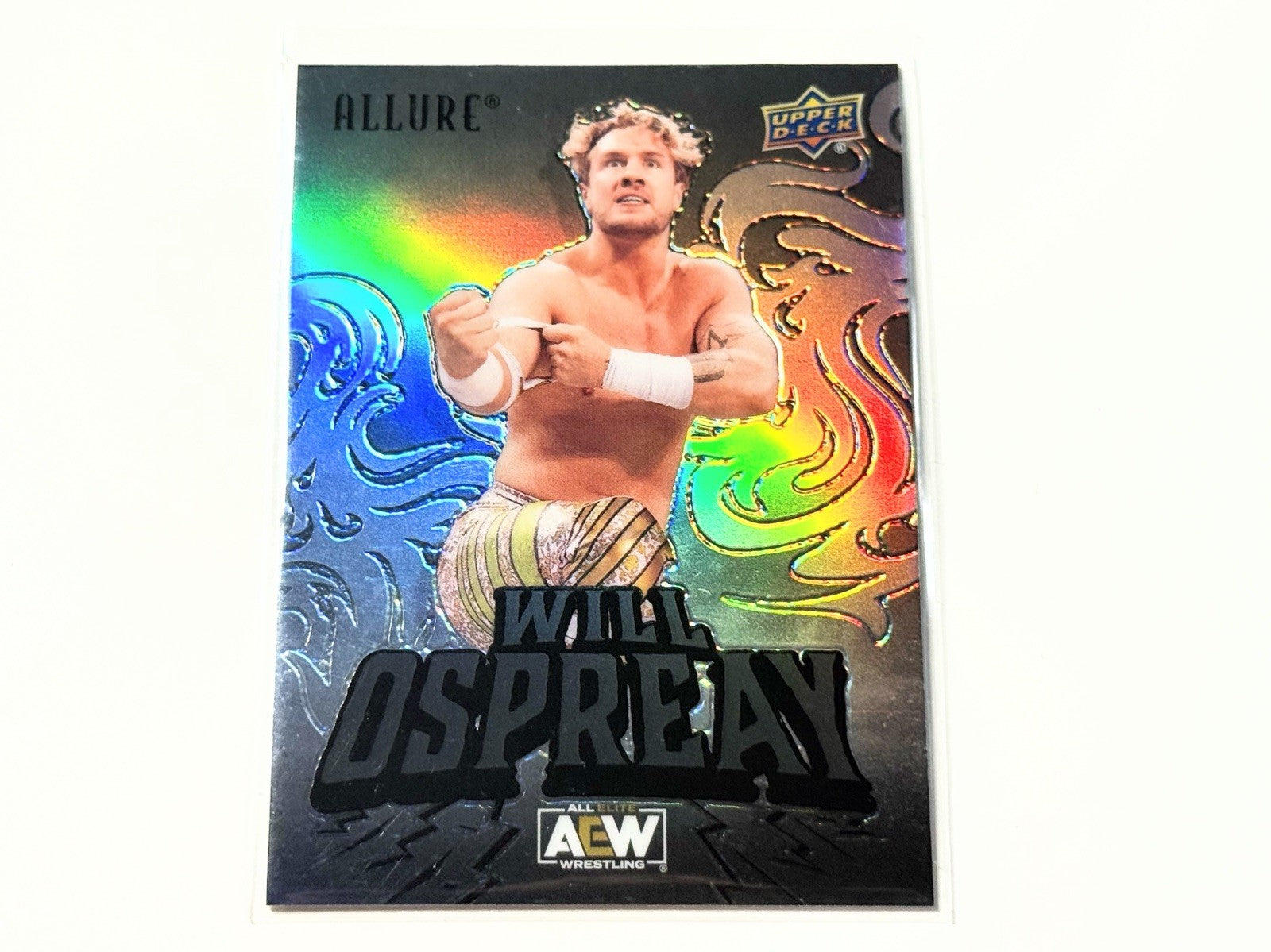 2024 Upper Deck AEW Allure Will Ospreay Black Rainbow Card #90