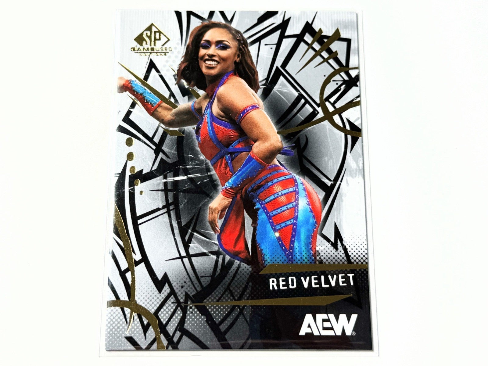 2025 Upper Deck AEW SP Game Used Red Velvet Base Card #60