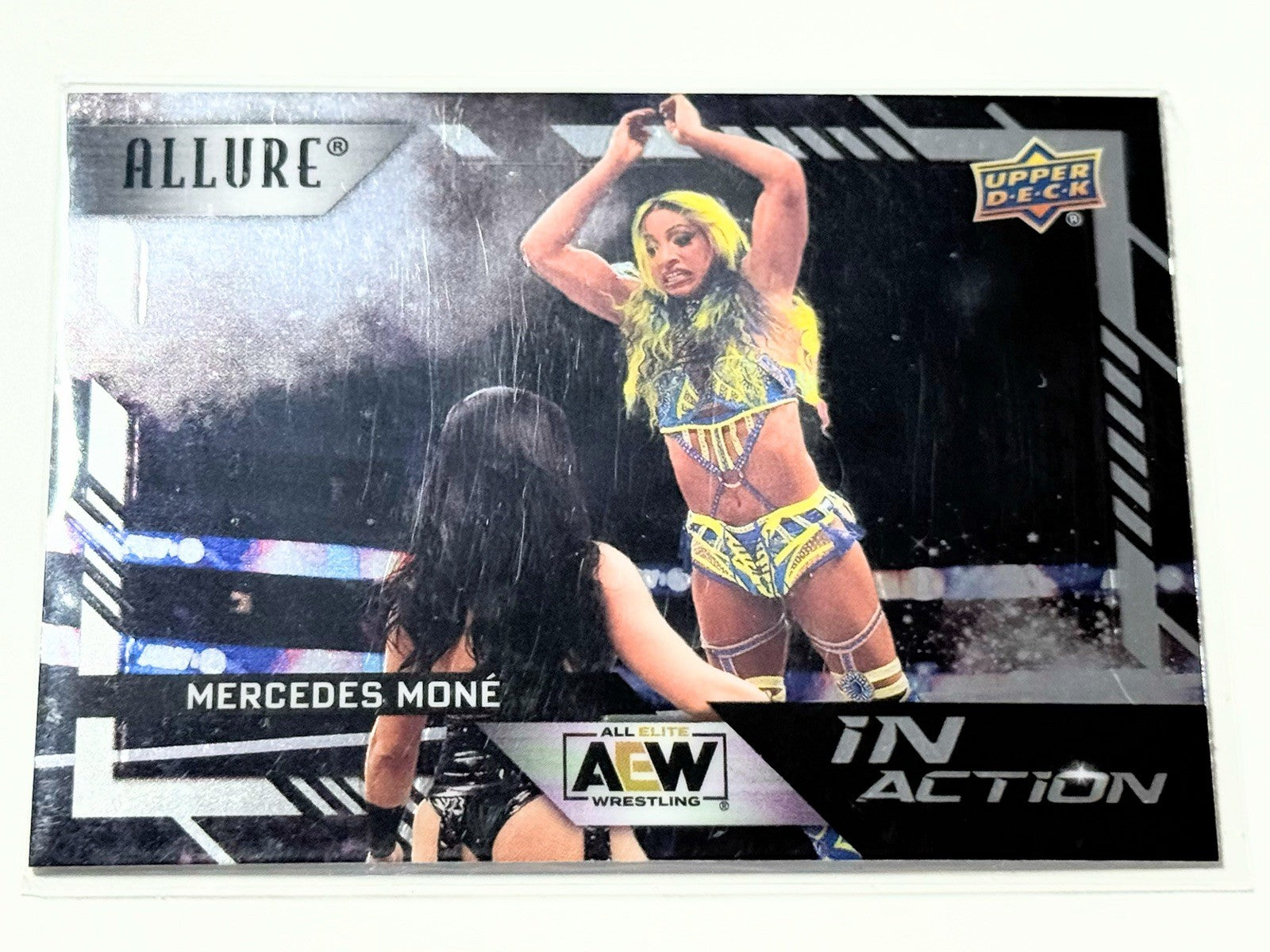 2024 Upper Deck AEW Allure Mercedes Mone In Action Card IA-16