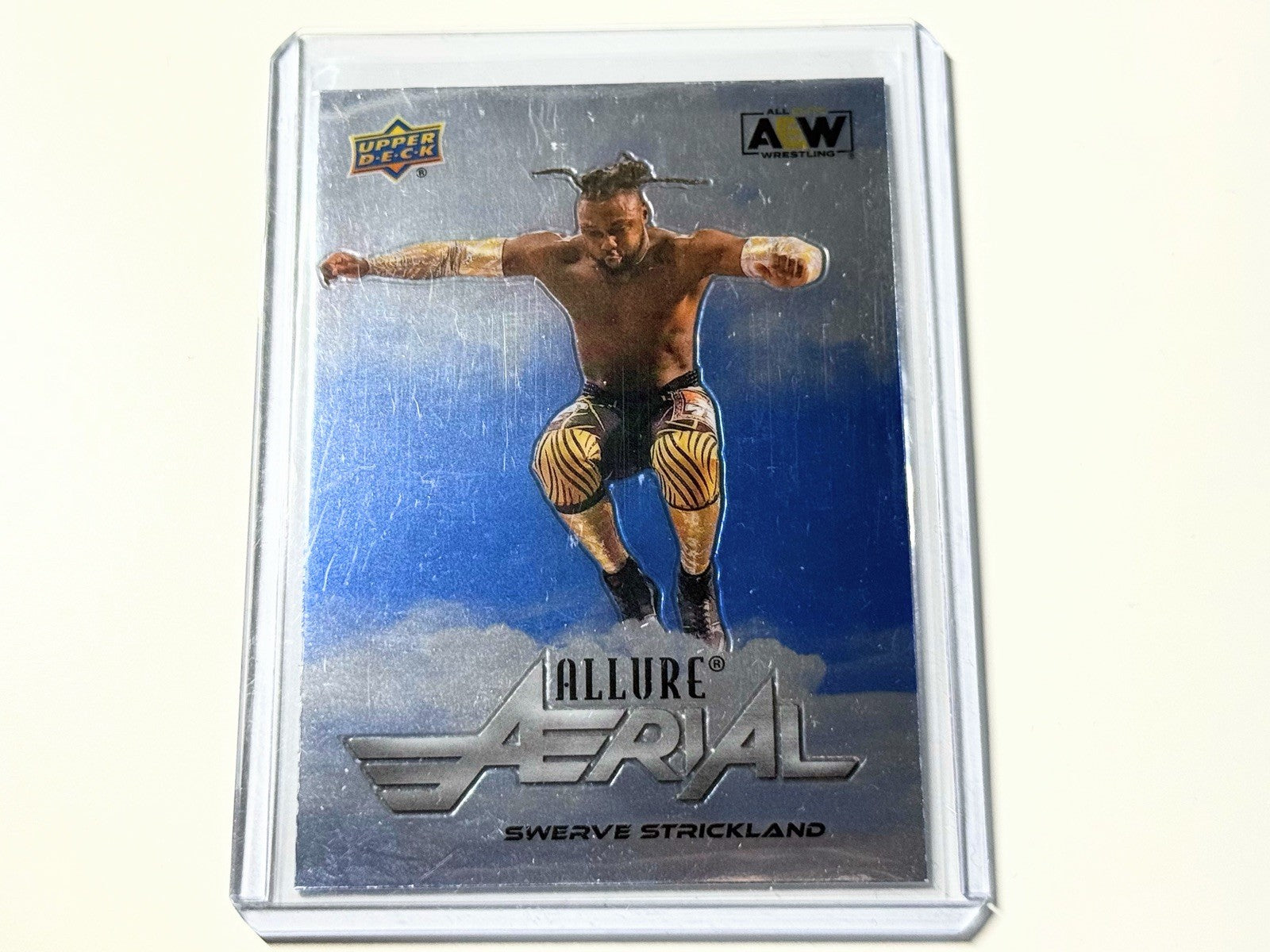 2024 Upper Deck AEW Allure Swerve Strickland Aerial Card AR-8