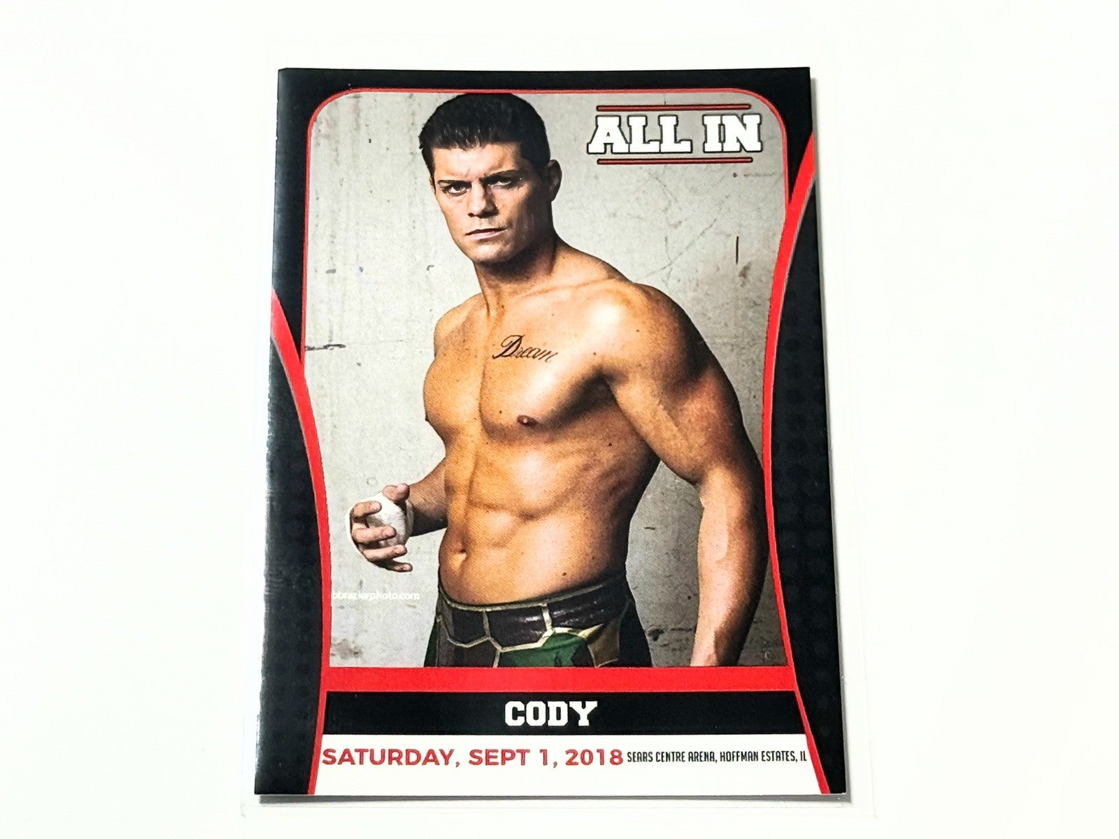2018 AEW Highspots All In 2018 Cody Rhodes Base Card #2