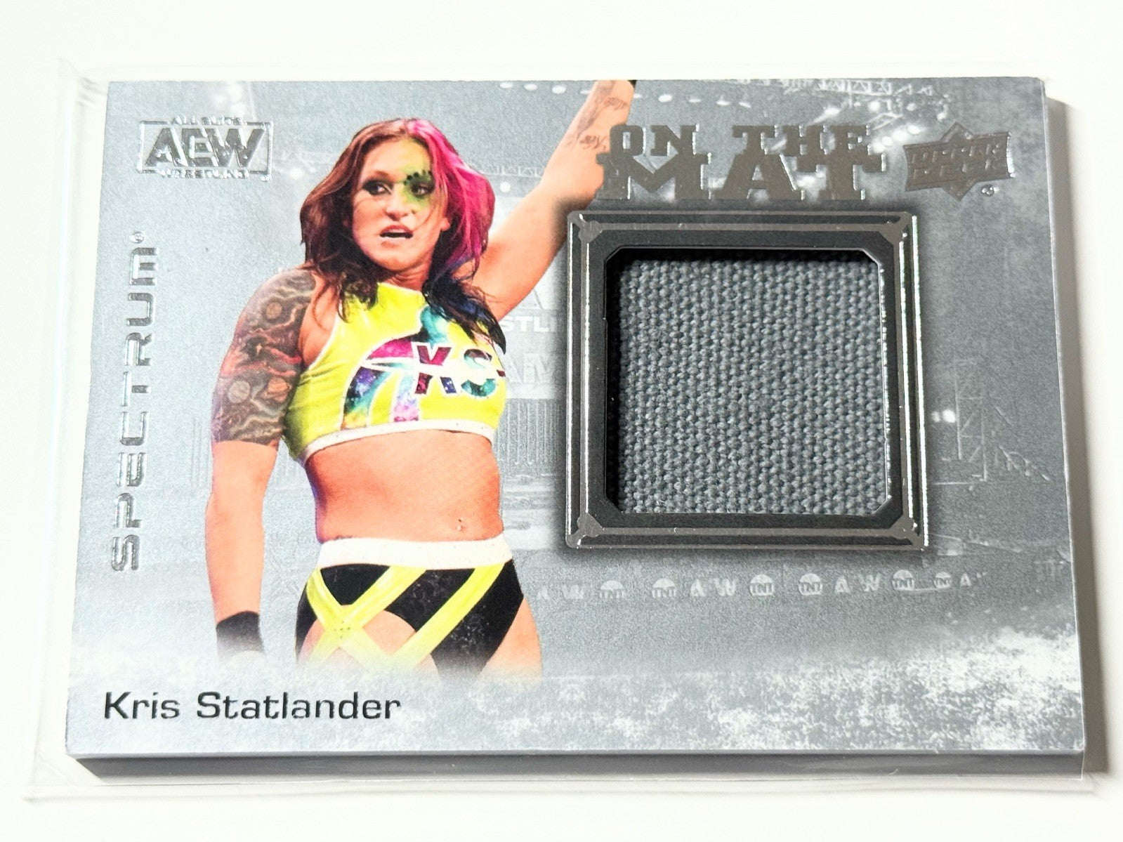 2021 Upper Deck AEW Spectrum Kris Statlander On The Mat Relic Card OTM-6
