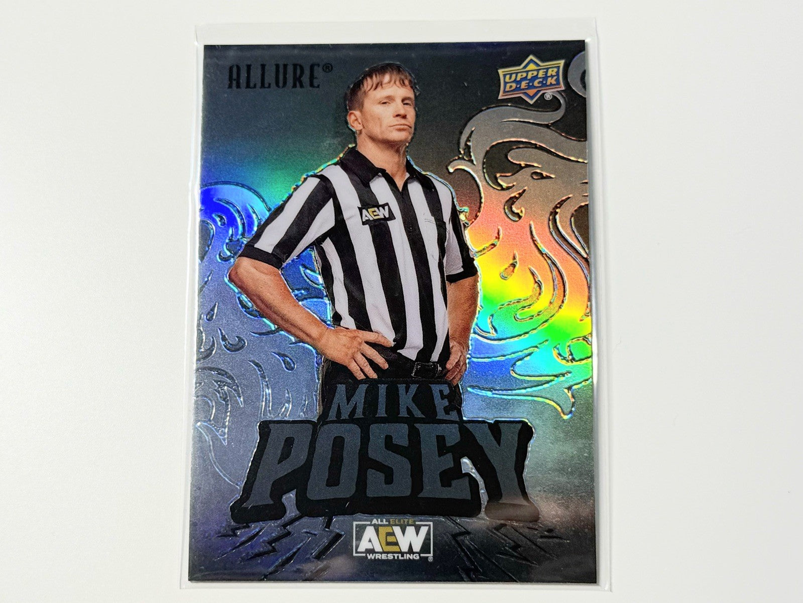 2024 Upper Deck AEW Allure Mike Posey Black Rainbow Card #118