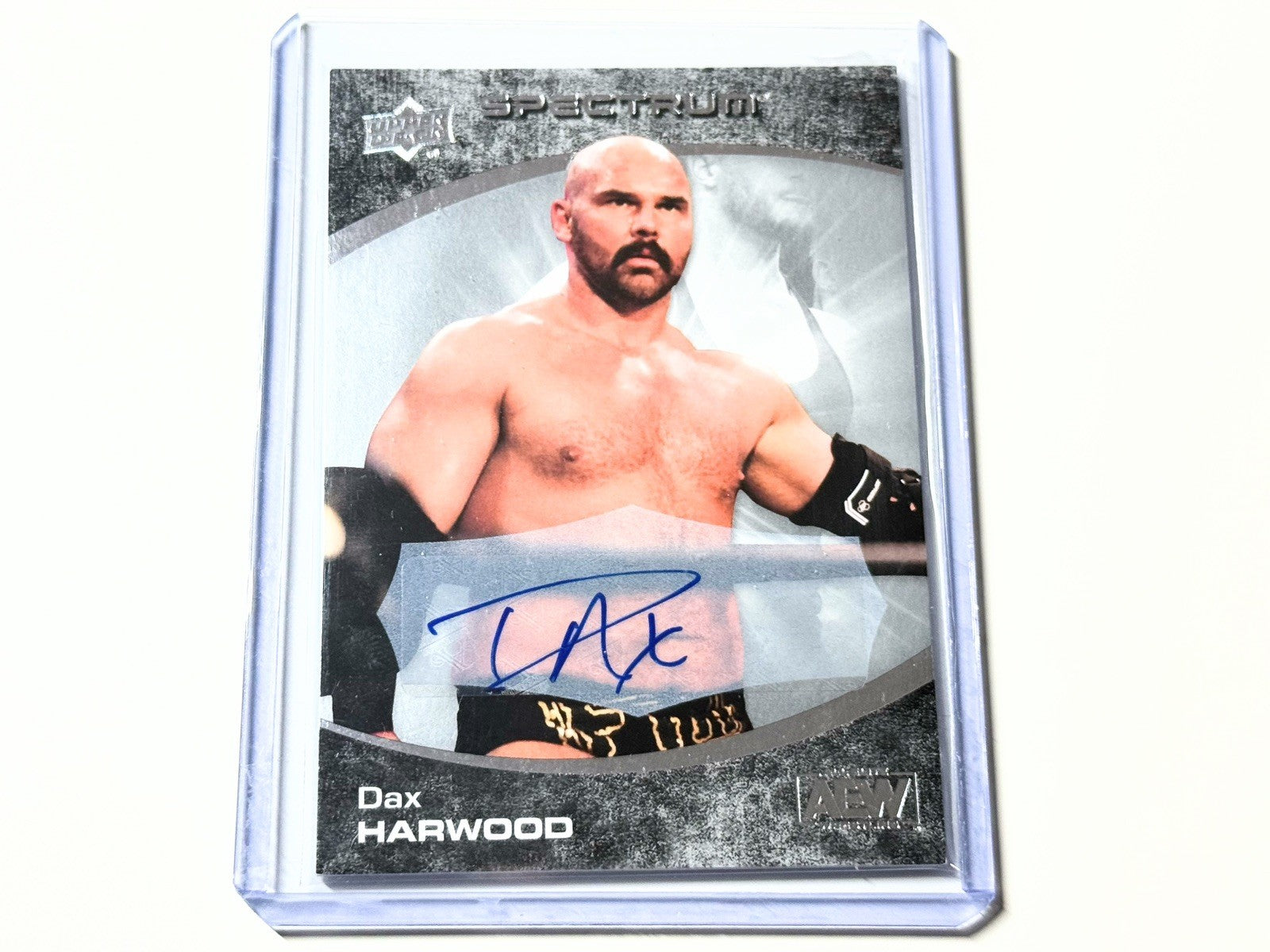 2021 Upper Deck AEW Spectrum Dax Harwood Autographed Card #66