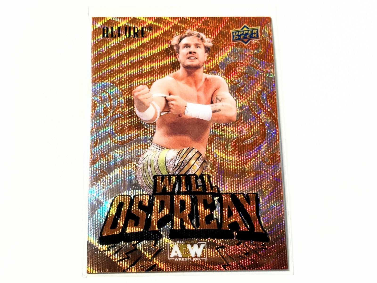 2024 Upper Deck AEW Allure Will Ospreay Orange Slice Card #90
