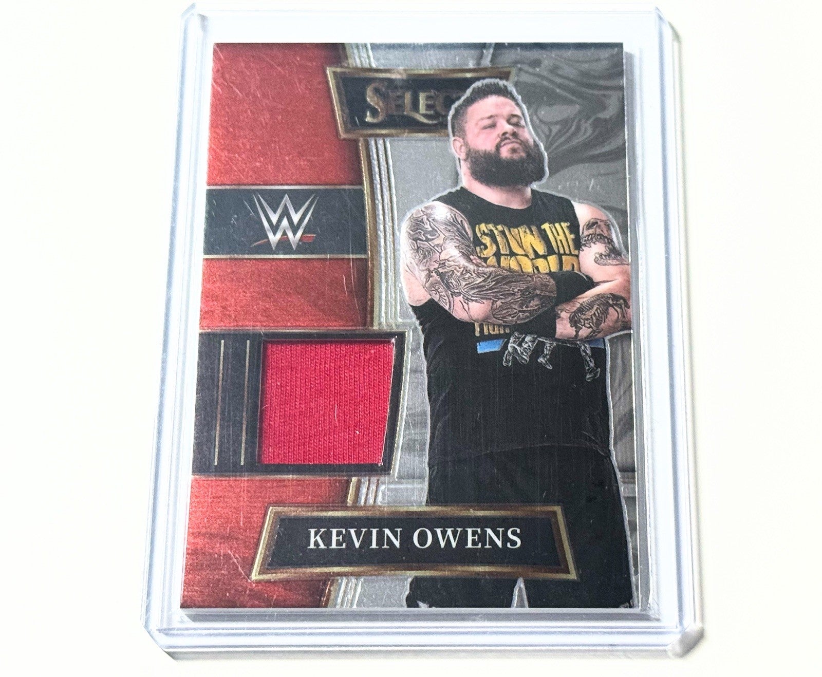 2022 Panini WWE Select Kevin Owens Selective Swatches Relic Card #SW-KOW