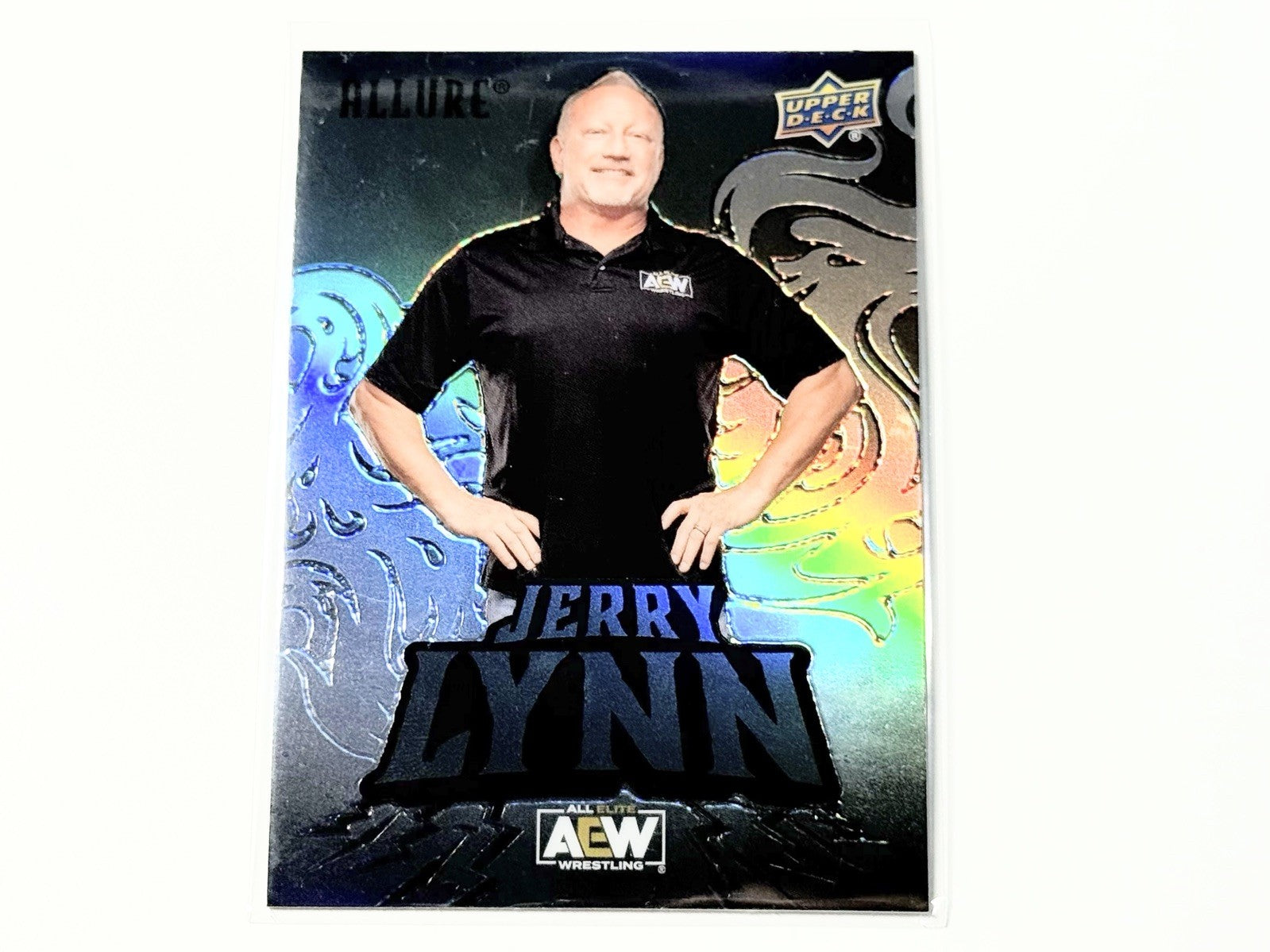 2024 Upper Deck AEW Allure Jerry Lynn Black Rainbow Card #123