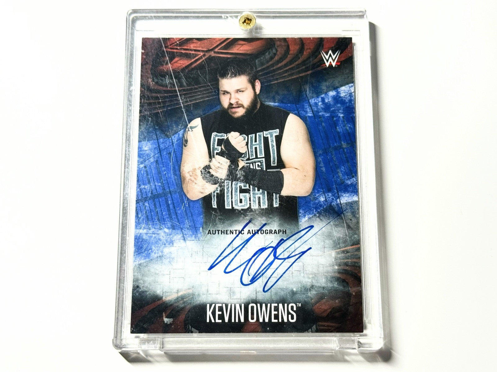 2017 Topps WWE Road to Wrestlemania Kevin Owens /50 Autographed Card