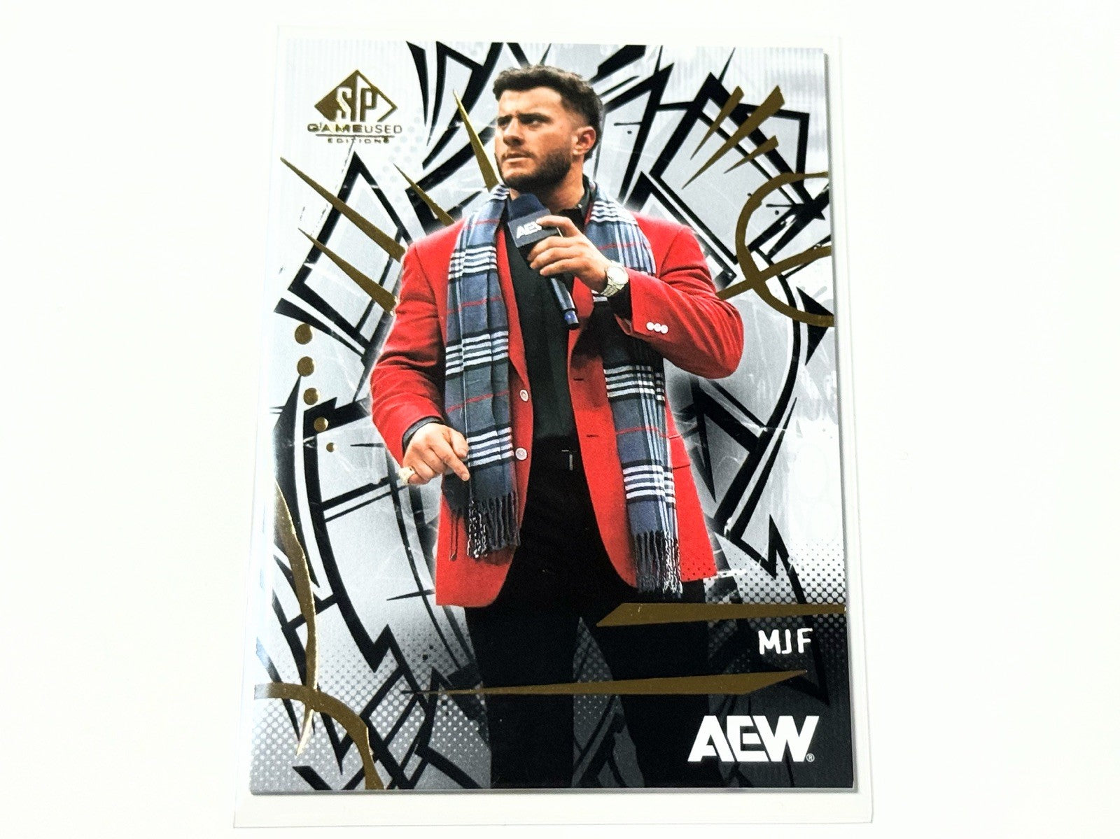 2025 Upper Deck AEW SP Game Used MJF Base Card #27