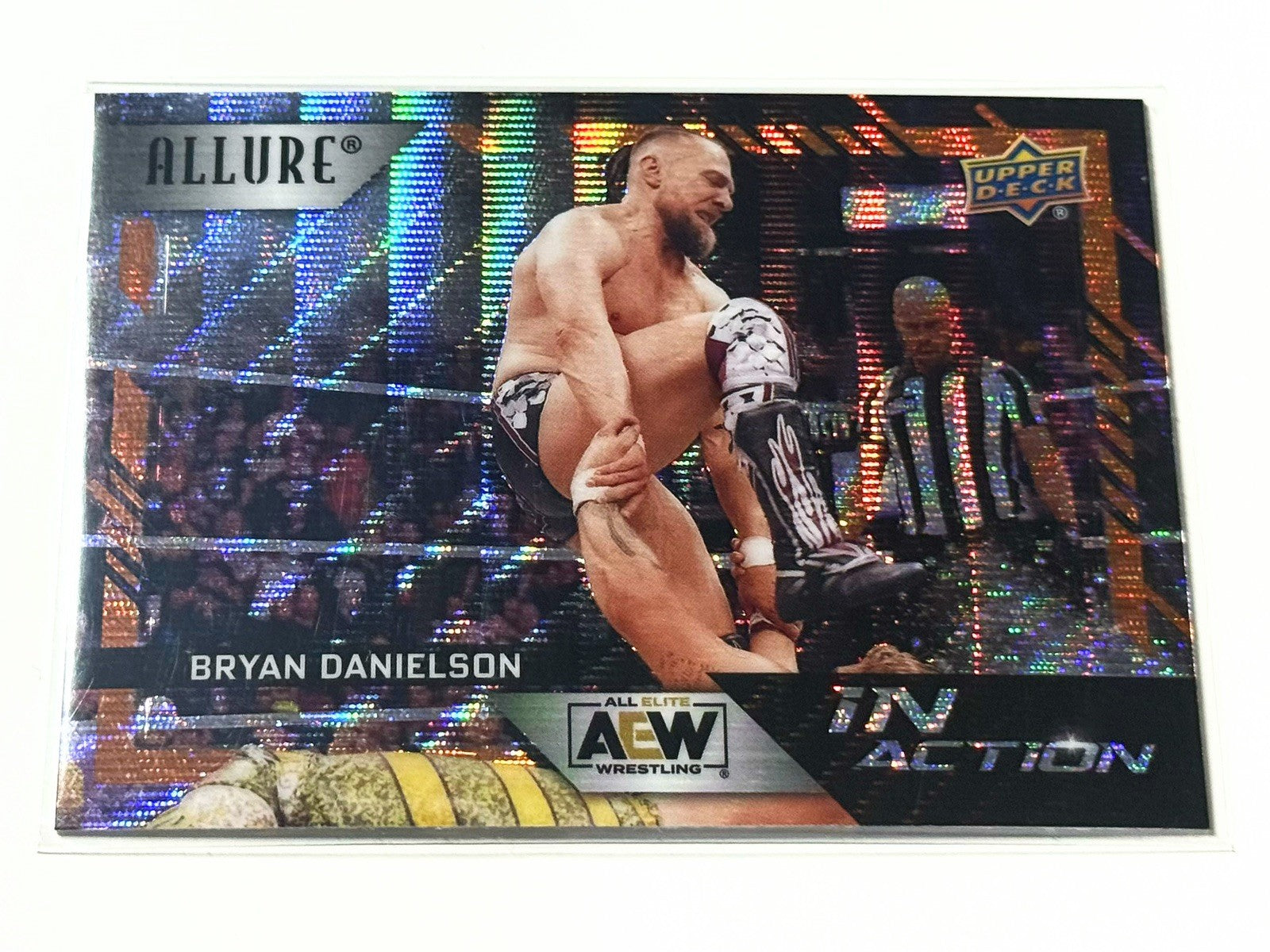 2024 Upper Deck AEW Allure Bryan Danielson In Action Orange Slice Card IA-2