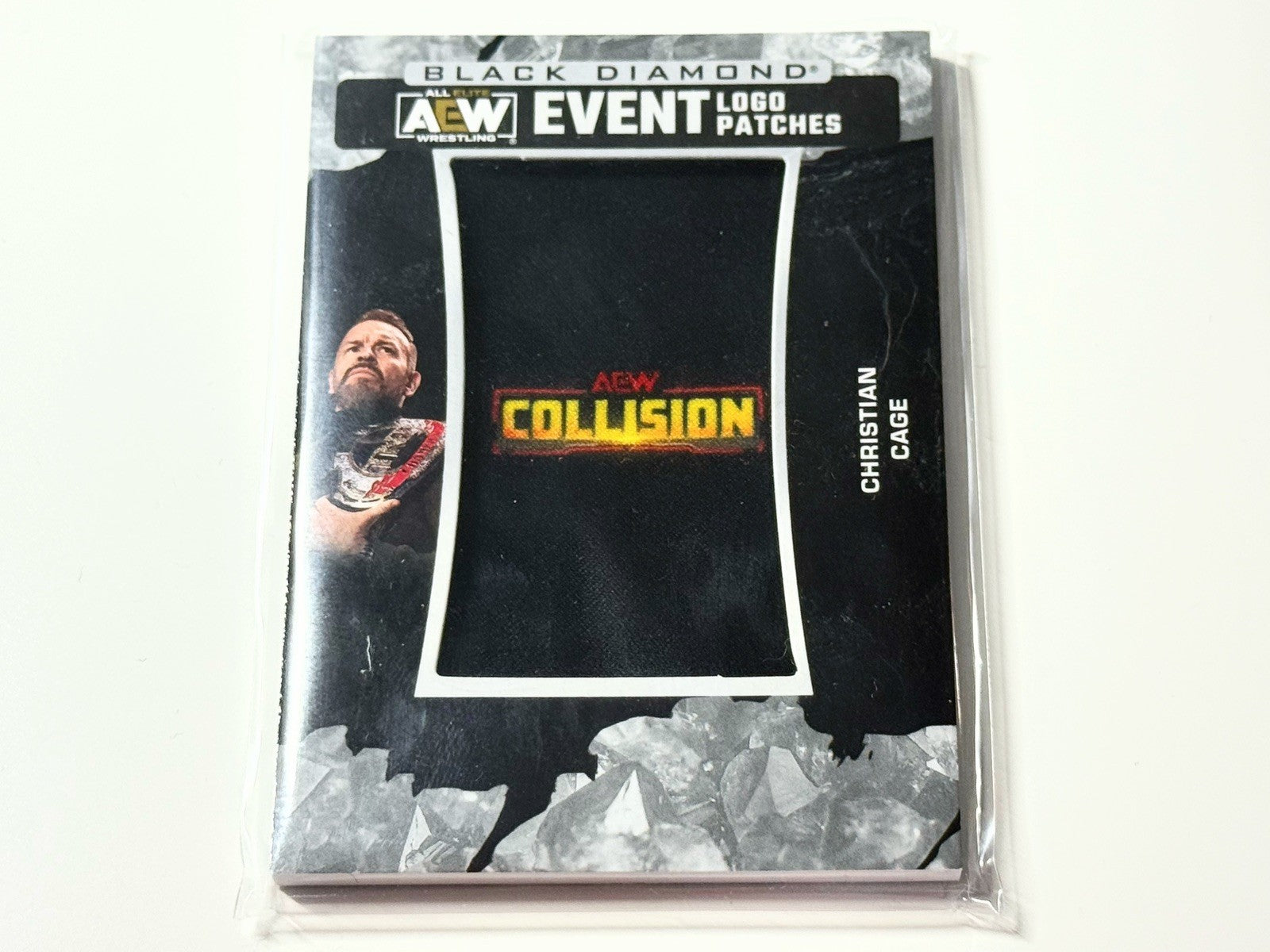 2024 Upper Deck AEW Black Diamond Christian Cage Collision Patch Card LPC-1