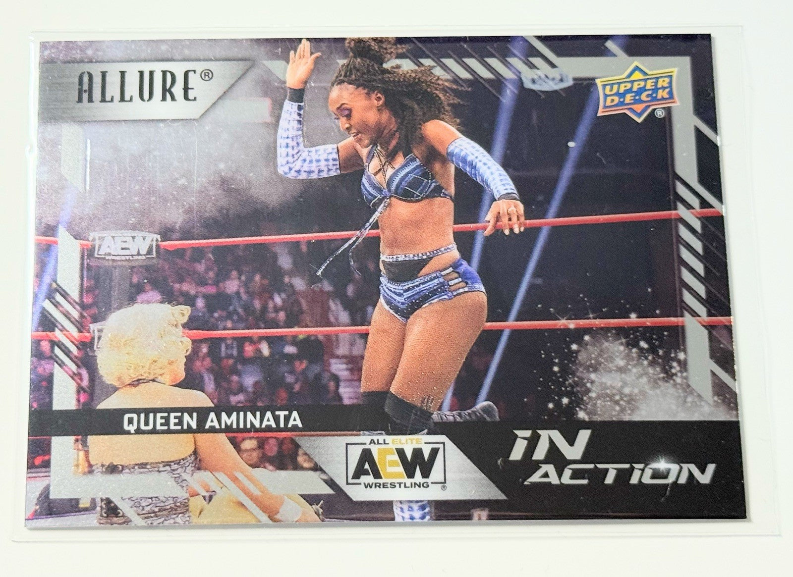 2024 Upper Deck AEW Allure Queen Aminata In Action Card IA-20