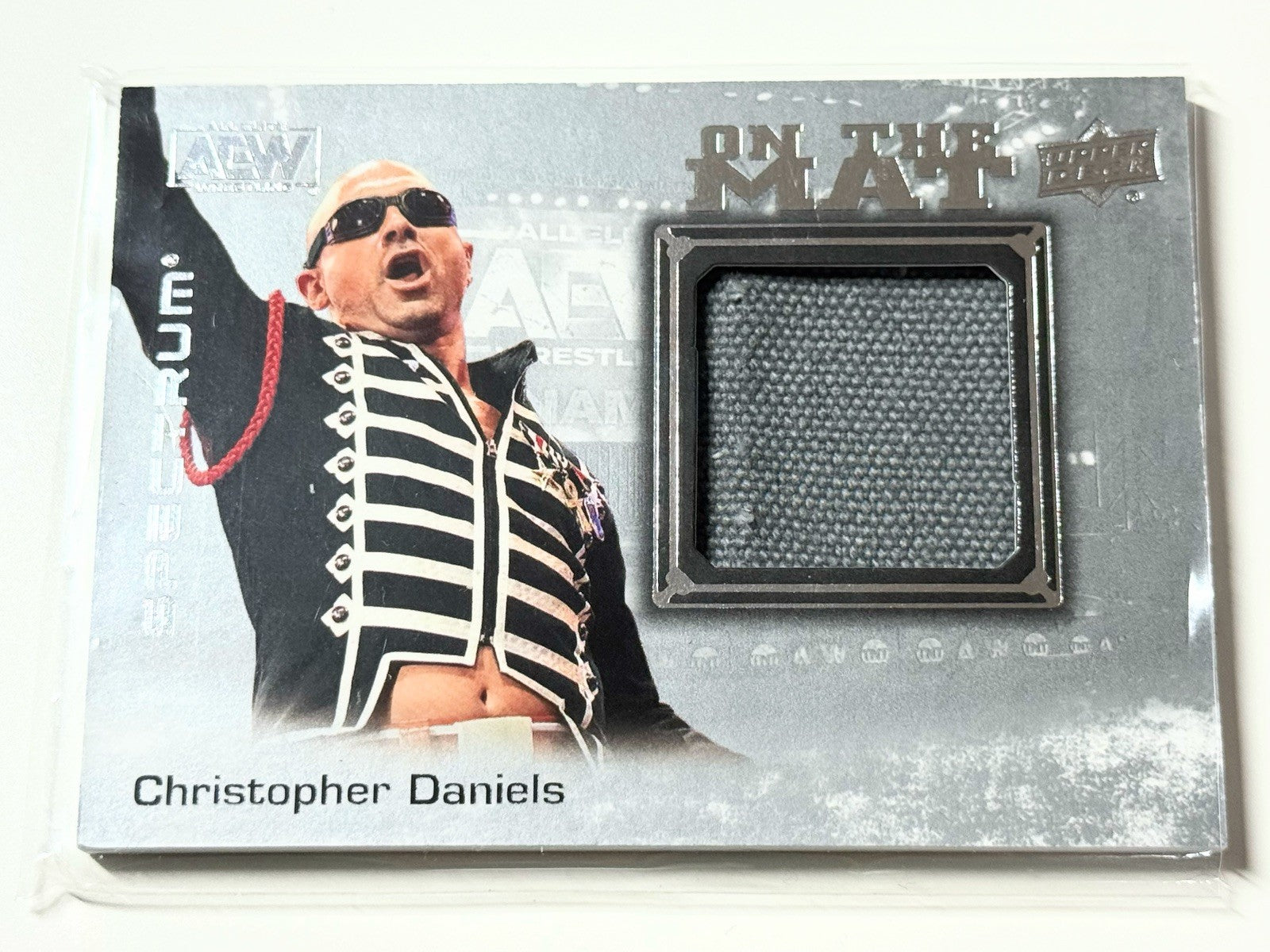2021 Upper Deck AEW Spectrum Christopher Daniels On The Mat Relic Card OTM-21