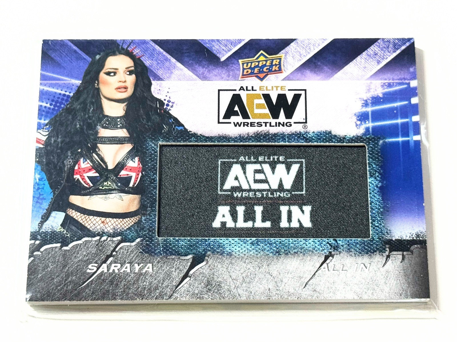 2024 Upper Deck AEW Flagship Saraya Manufactured Patch Card AMP-AI